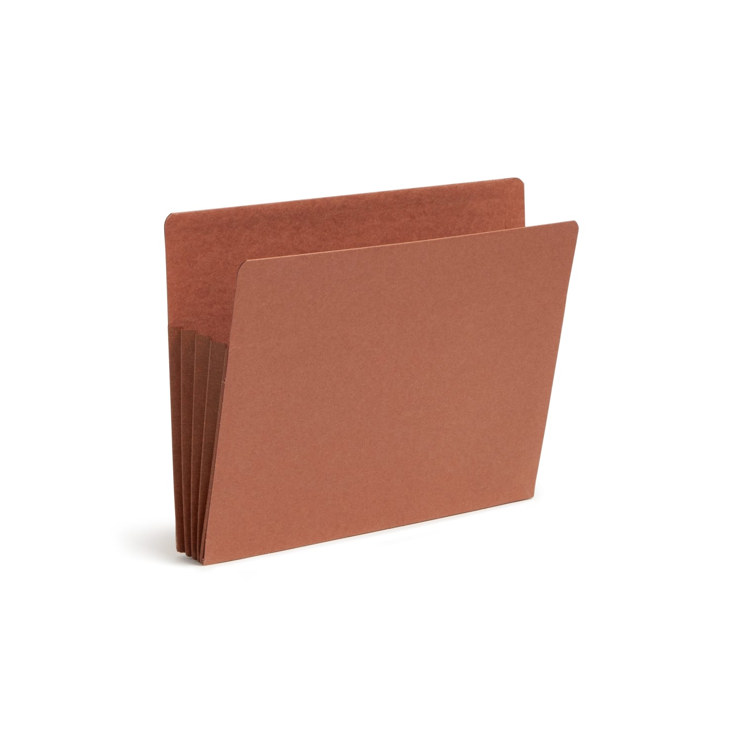 Smead TUFF End-Tab File Pockets, 3 1/2in Expansion, Letter Size, 30% Recycled, Redrope, Box Of 10 - Image 4