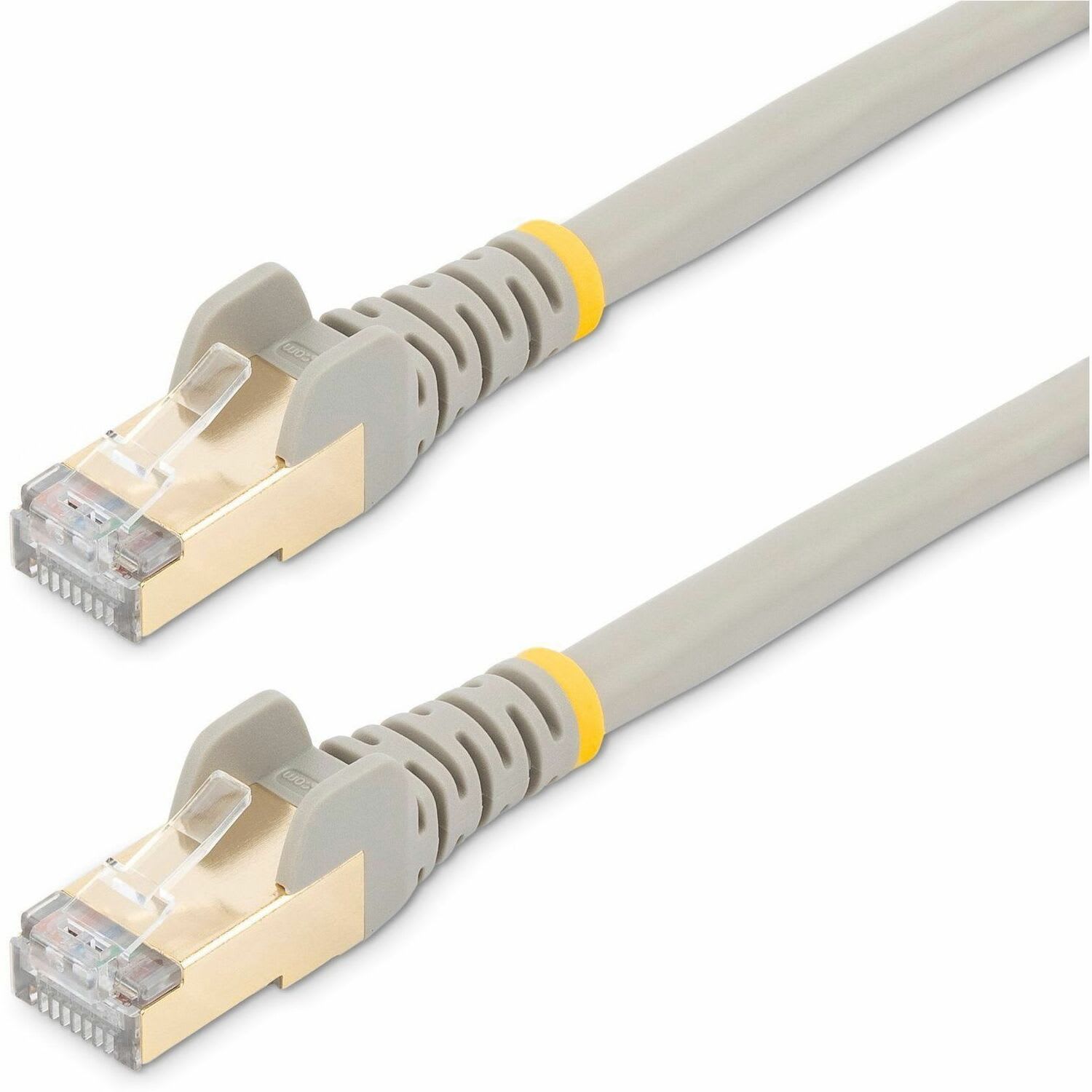 StarTech.com 8ft Gray Cat6a Shielded Patch Cable - Snagless RJ45 Ethernet Cord - First End: 1x RJ-45 Male Network - C6ASPAT8GR