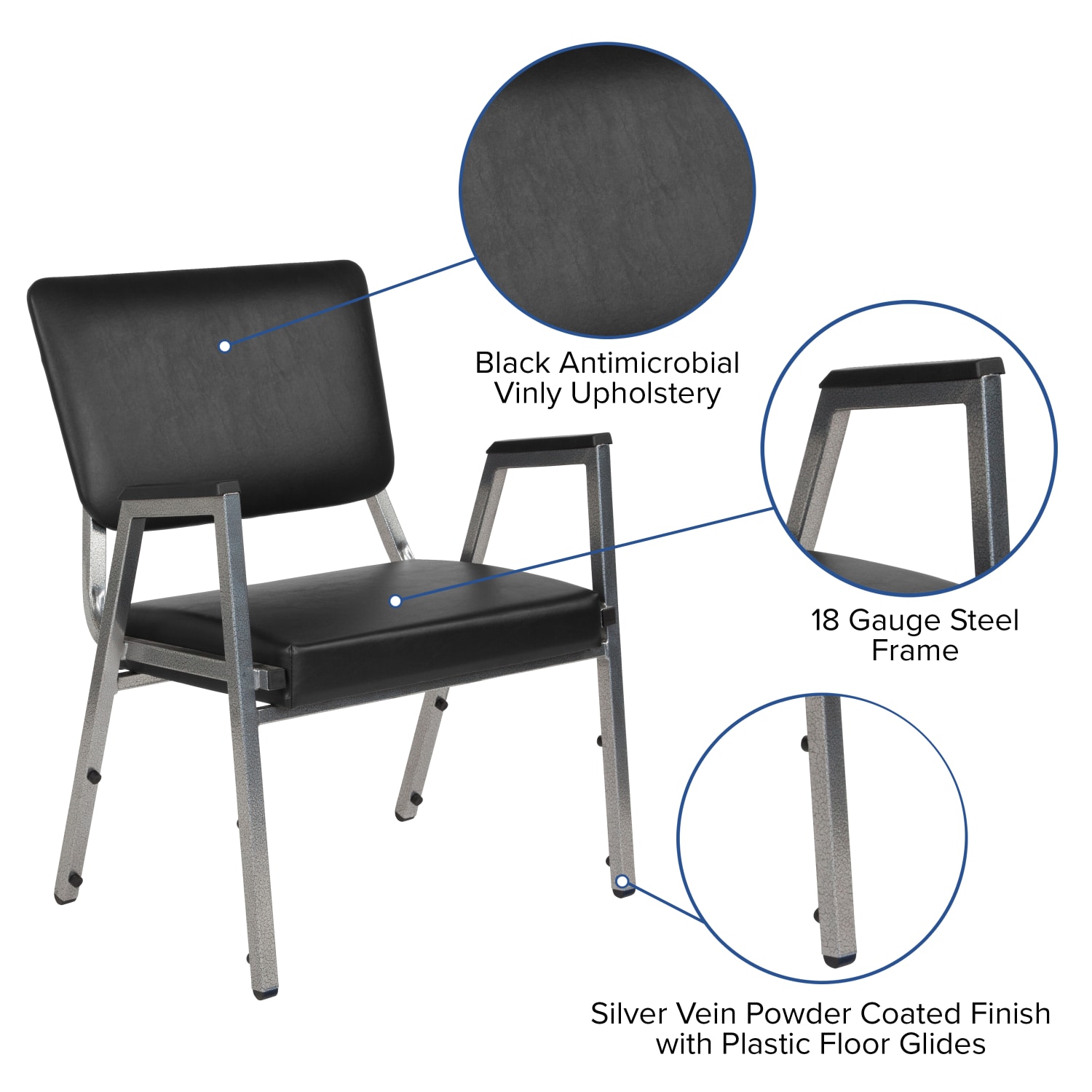 Flash Furniture HERCULES Bariatric Medical Reception Arm Chair With Antimicrobial Protection Round Corner Back Black PopularChairscom Flash Furniture HERCULES Bariatric Medical Reception Arm Chair With Antimicrobial Protection Round Corner Back Black PopularChairscom