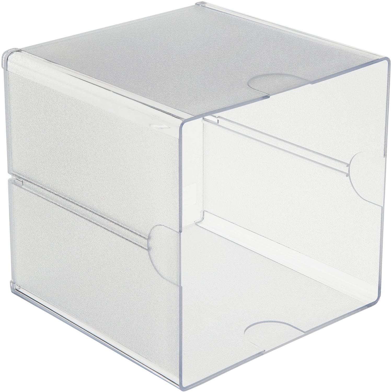 Deflecto Stackable Cube, 6inH x 6inW x 6inD, Clear - Image 5
