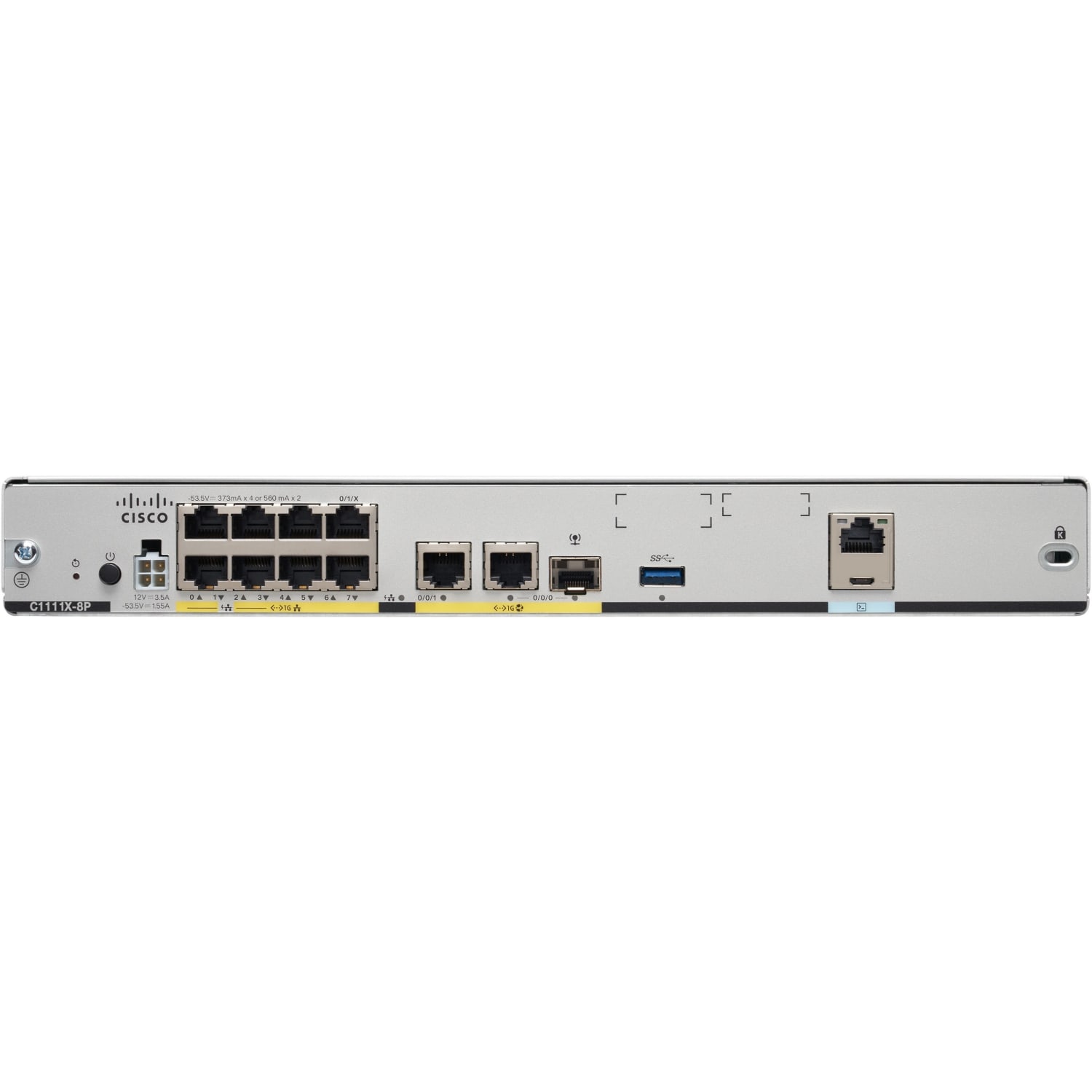 Cisco C1111X-8P Router - 10 Ports - PoE Ports - Management Port - 1 - Gigabit Ethernet - Desktop, Rack-mountable - 1 Year - Image 6