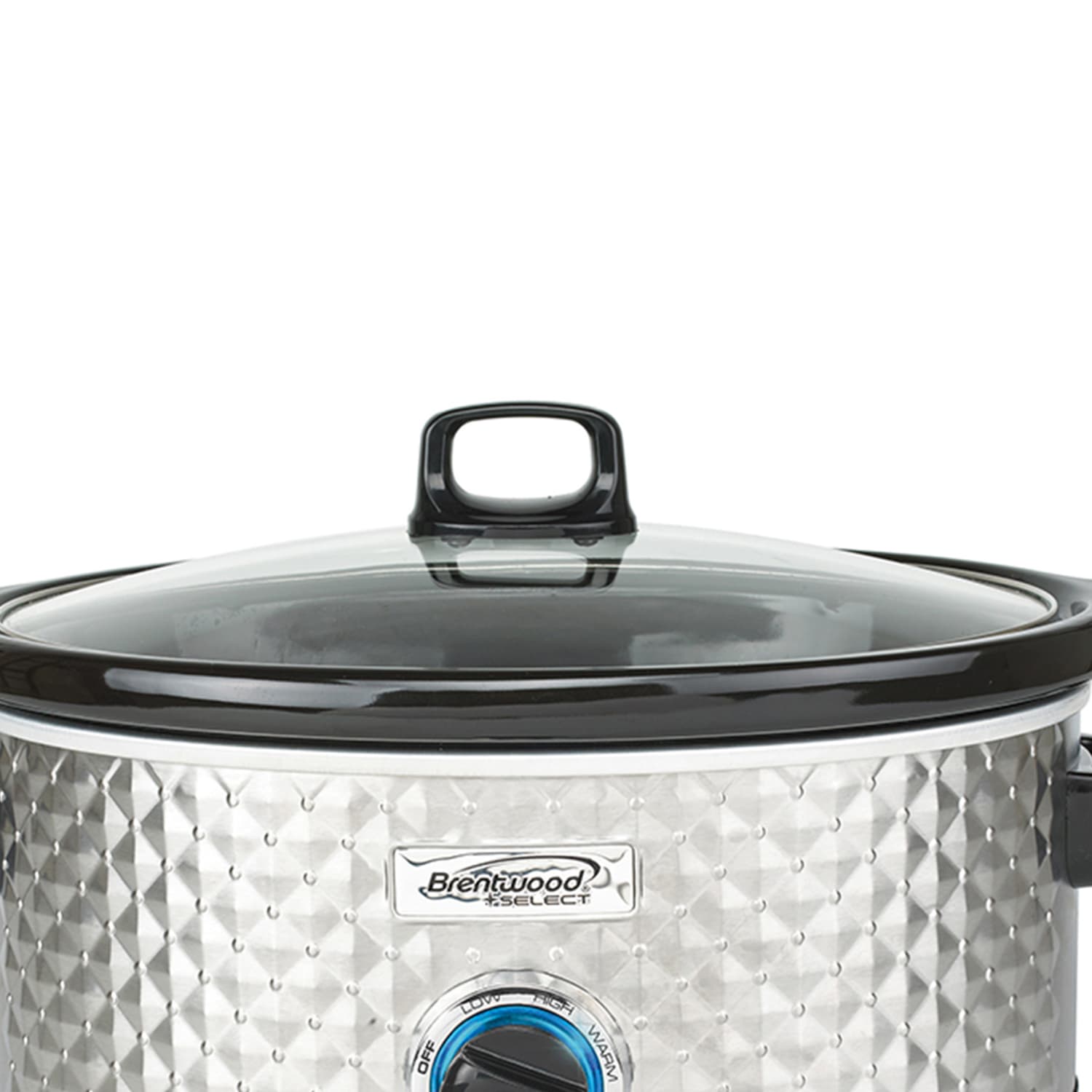 Brentwood Select 7-Quart Slow Cooker, Silver - Image 3