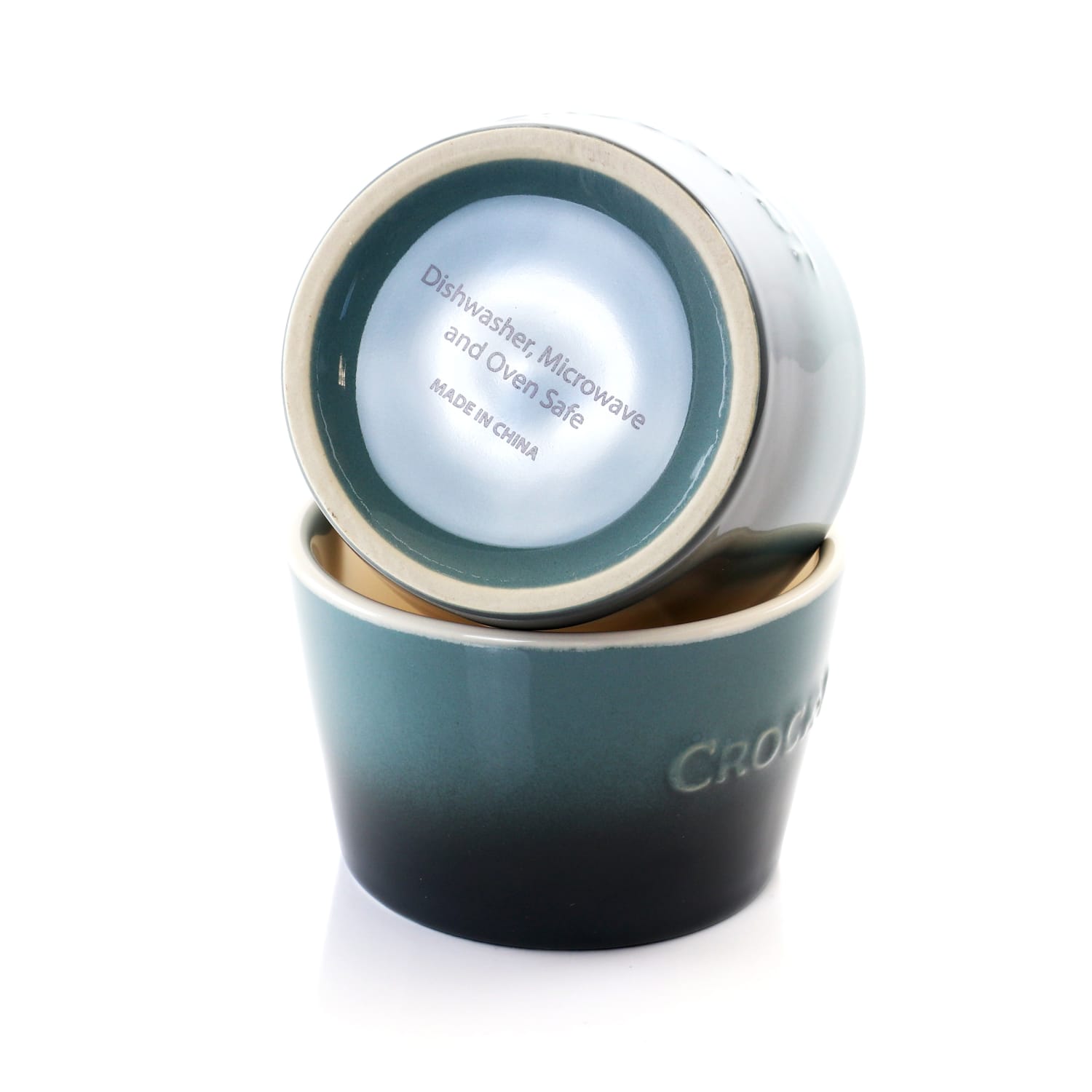 Crock-Pot Artisan 2-Piece Ramekin Set, 8 Oz, Blue - Image 3