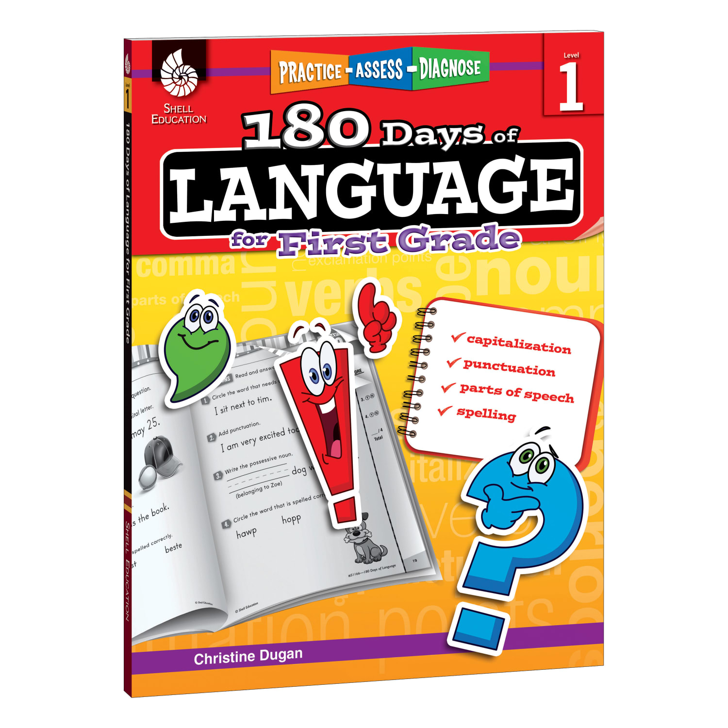 Shell Education 180 Days Of Language Workbook, Grade 1 - Image 3