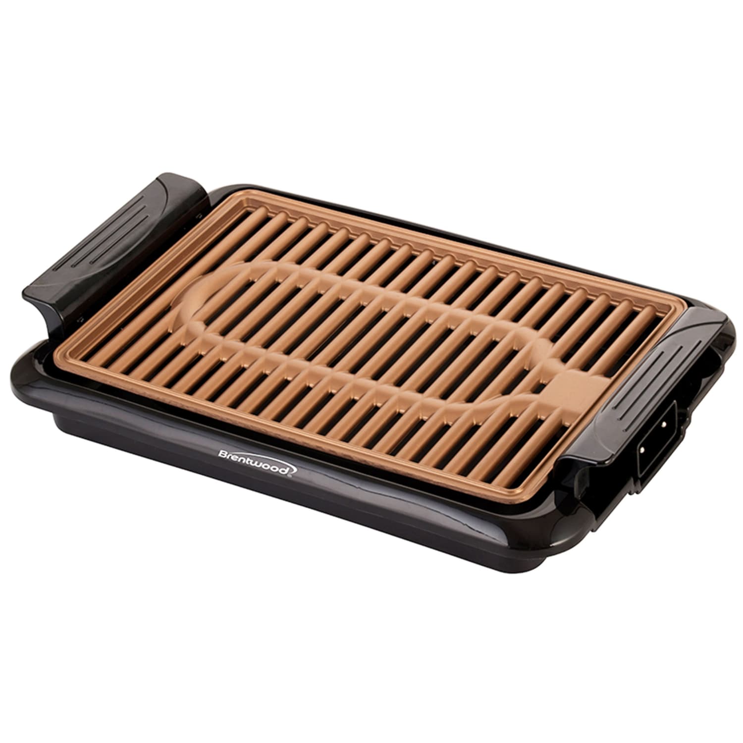 Brentwood 1,000-Watt Indoor Electric Copper Grill, Black - Image 4