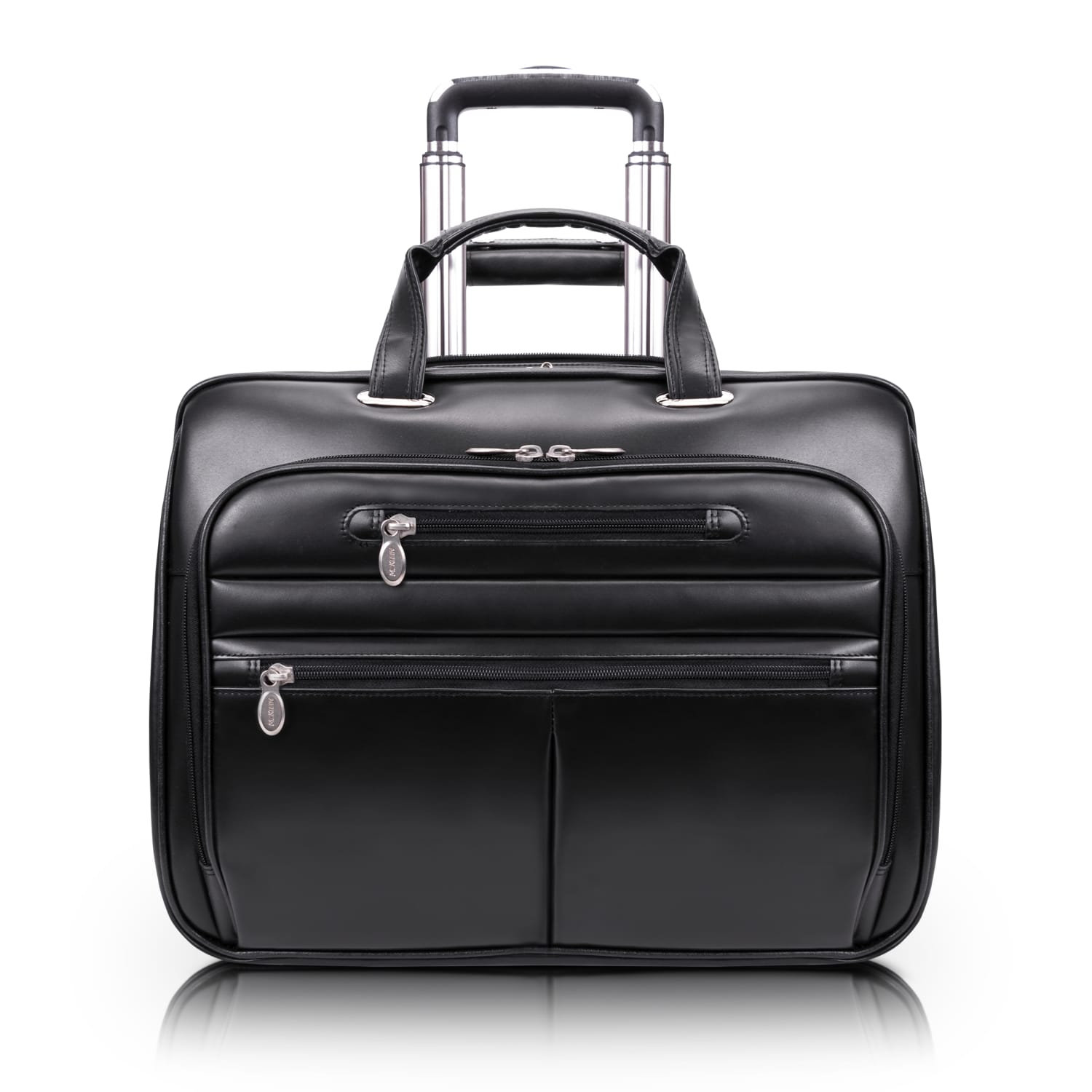 McKleinUSA WRIGHTWOOD Wheeled Laptop Case, Black - Image 3