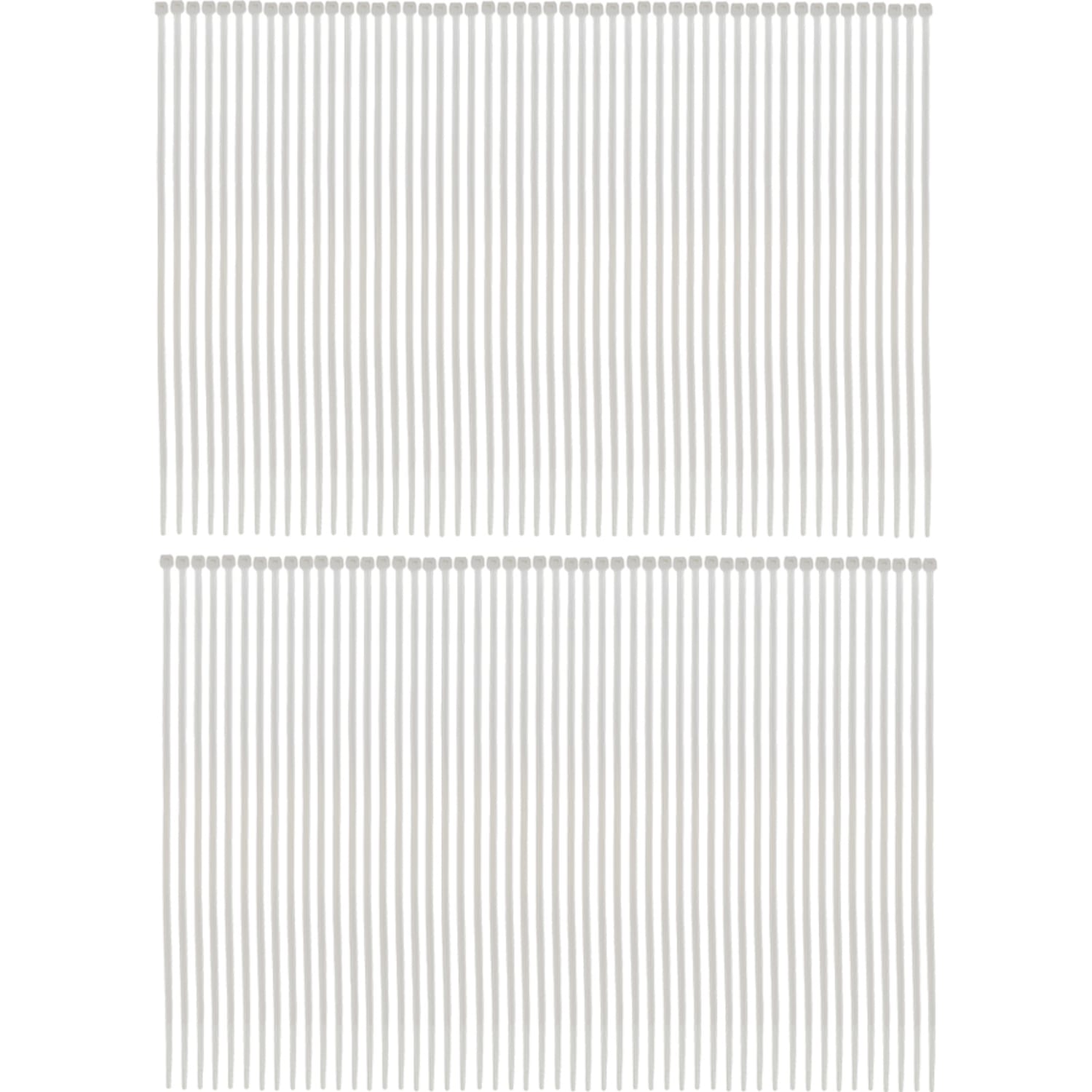 Eaton Tripp Lite Series 7.5in Nylon Cable Ties Cable Management 40lbs Strength 100-pack 100pc 7.5in - Cable tie - 7.5 in - gray (pack of 100) - Image 3