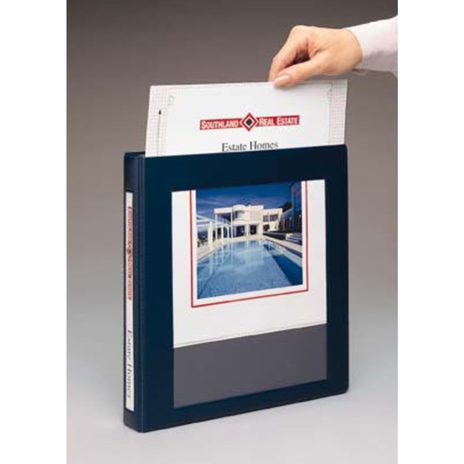 Avery Heavy-Duty Framed View 3-Ring Binder, 1.5in One Touch EZD Rings, Black, 1 Binder - Image 4