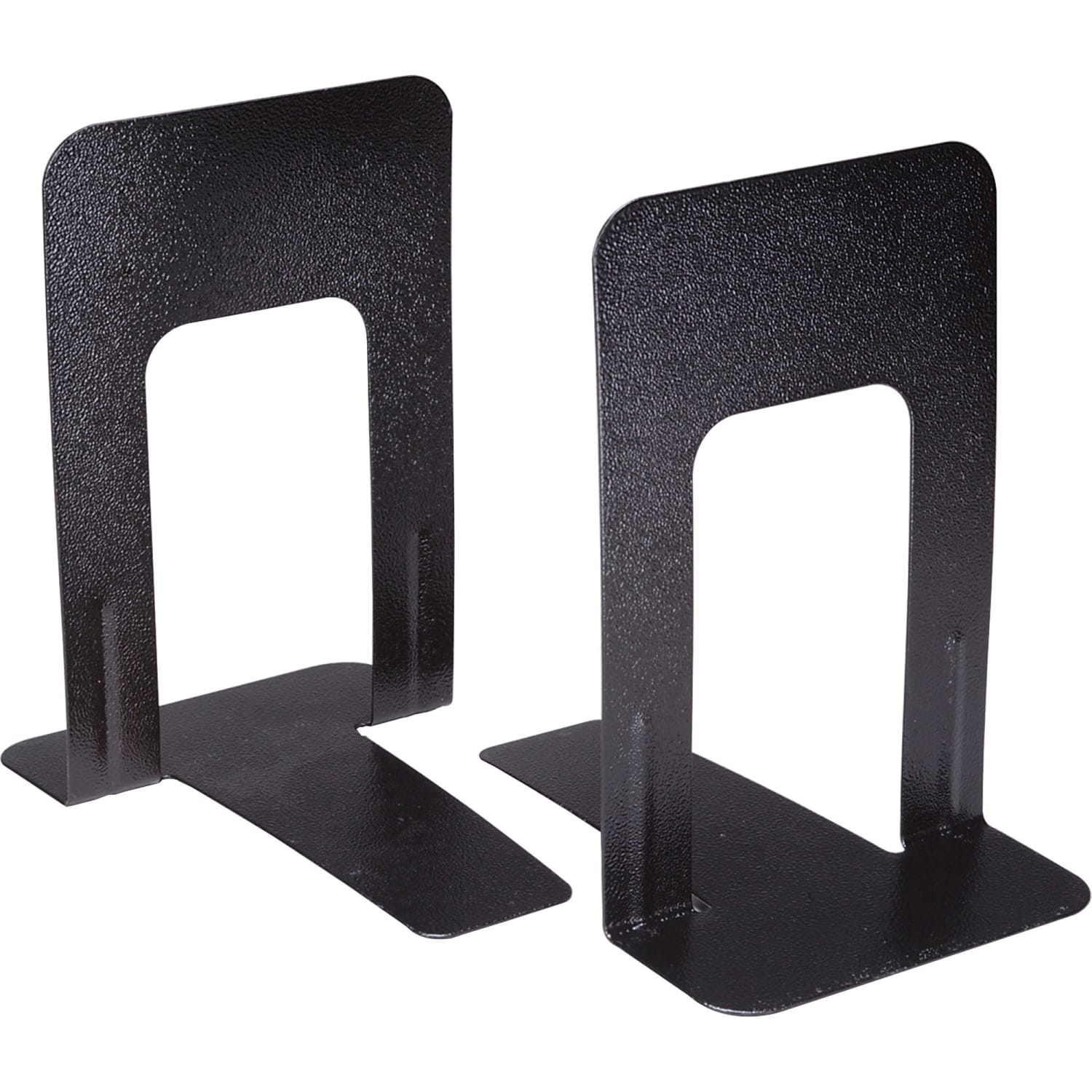 AbilityOne Heavy-Duty Steel Bookends - 9inx5.9inx 8in Depth - Heavy Duty, Non-skid Base, Scratch Resistant, No - 4844579