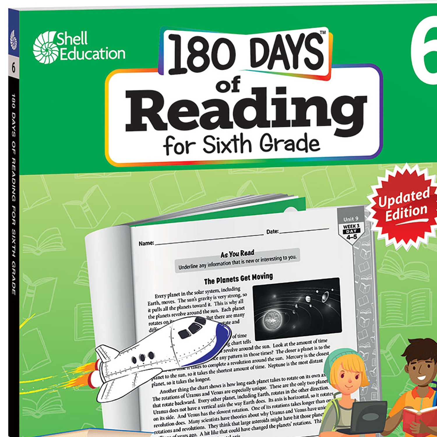 Shell Education 180 Days Of Reading 2nd Edition, Grade 6 - Image 3