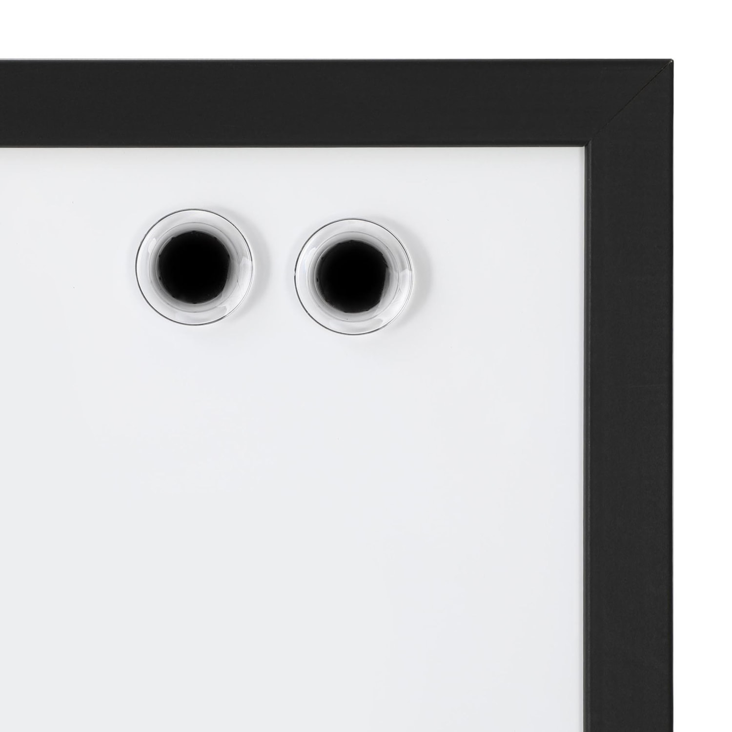 Realspace Magnetic Dry-Erase Whiteboard/Cork Bulletin Board, 24ft" x 36in, Black Frame - Image 5