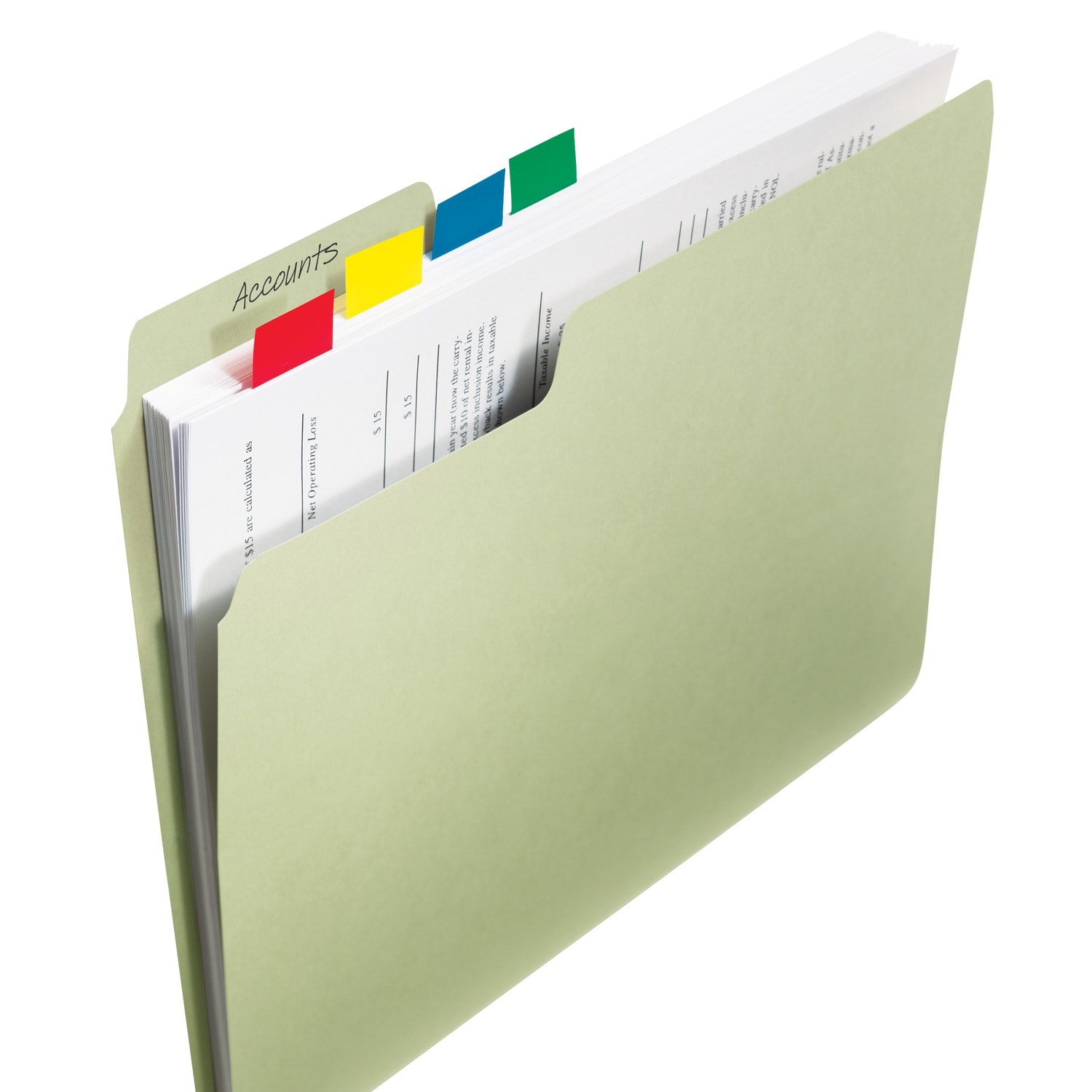 Post it Flags in Desk Grip Dispenser, 1in x 1 7/10in, Blue, 200 Flags - Image 6