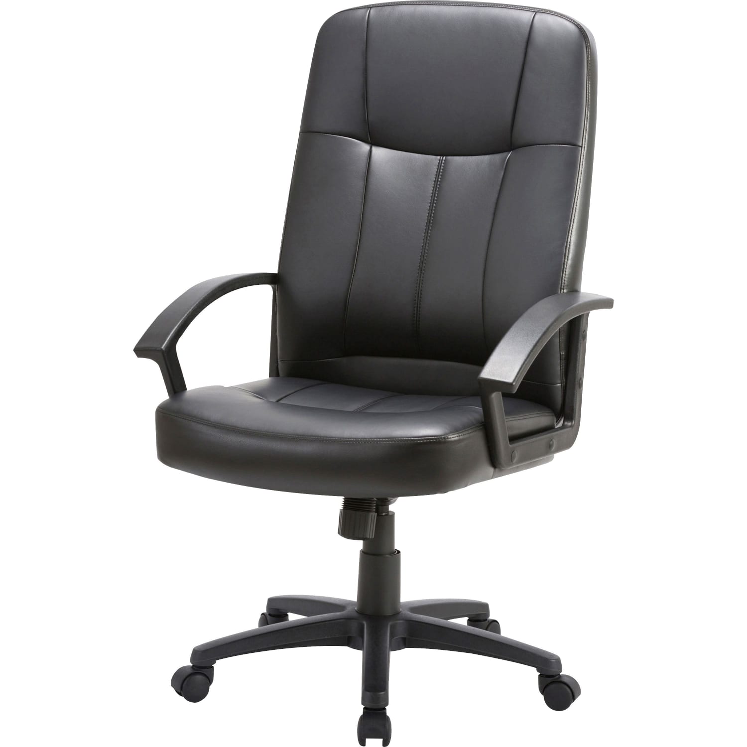 Lorell Chadwick Executive Ergonomic Bonded Leather HighBack Chair Black PopularChairscom Lorell Chadwick Executive Ergonomic Bonded Leather High Back Chair Black PopularChairscom