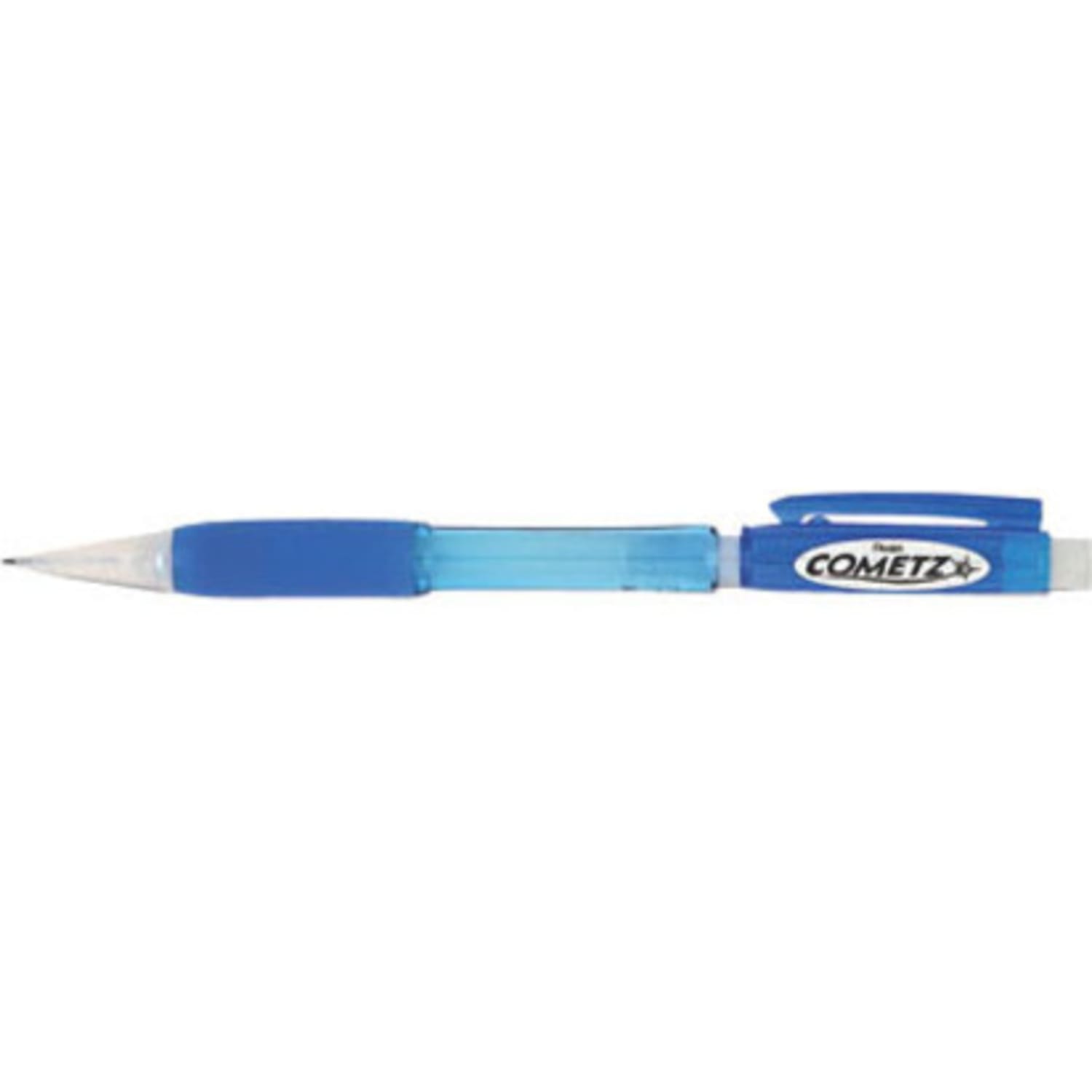 Pentel Cometz Mechanical Pencil, 0.9mm, #2 Lead, Blue Barrel, Pack Of 12 - Image 6