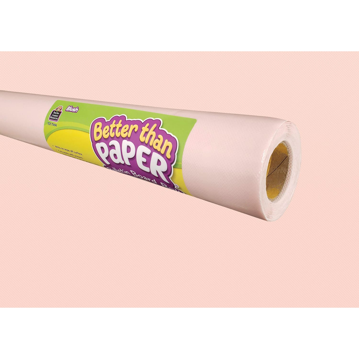 Teacher Created Resources Better Than Paper Bulletin Board Paper Rolls, 4ft x 12ft, Blush, Pack Of 4 Rolls - Image 3