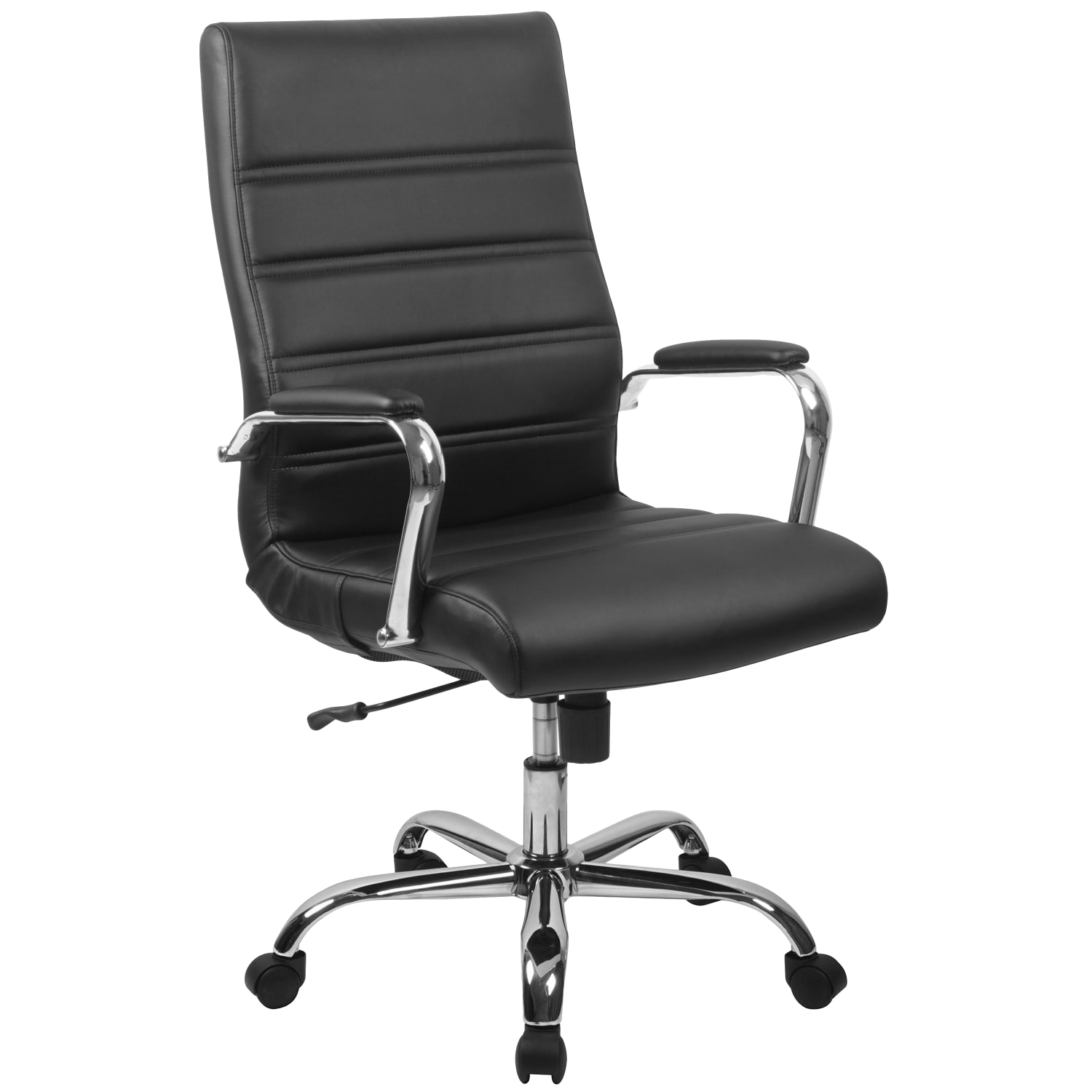 Flash Furniture LeatherSoft Faux Leather HighBack Office Chair Black PopularChairscom Flash Furniture LeatherSoft Faux Leather High Back Office Chair Black PopularChairscom
