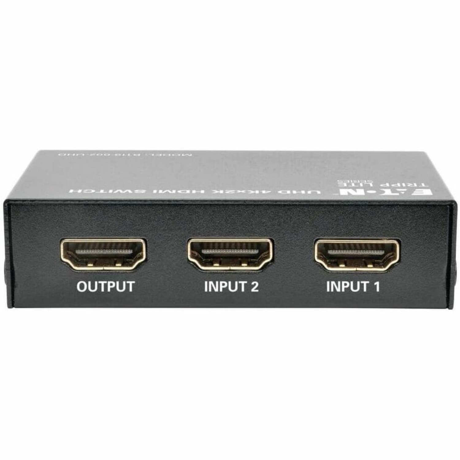 Eaton Tripp Lite series 2-Port HDMI Switch for Video & Audio 4K x 2K UHD 60 Hz w Remote - Video/audio switch - 2 x HDMI - desktop - Image 3