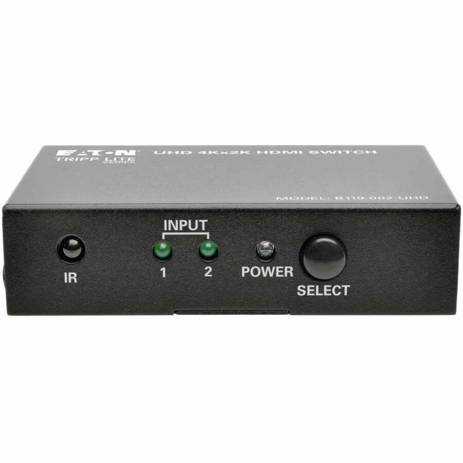 Eaton Tripp Lite series 2-Port HDMI Switch for Video & Audio 4K x 2K UHD 60 Hz w Remote - Video/audio switch - 2 x HDMI - desktop - Image 4