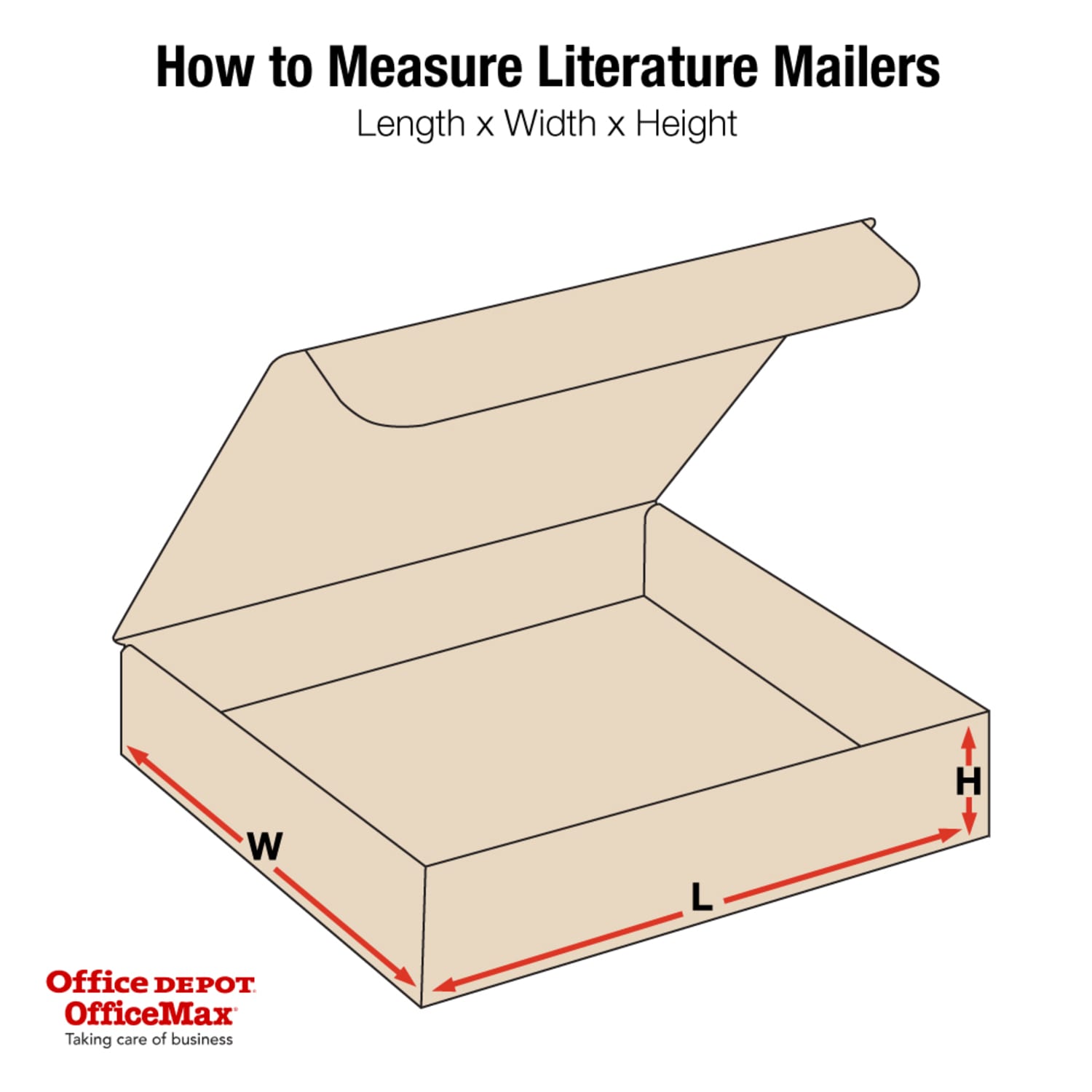 Partners Brand Literature Mailers, 7 3/8in x 7 3/8in x 1 3/8in, Kraft, Pack Of 50 - Image 3