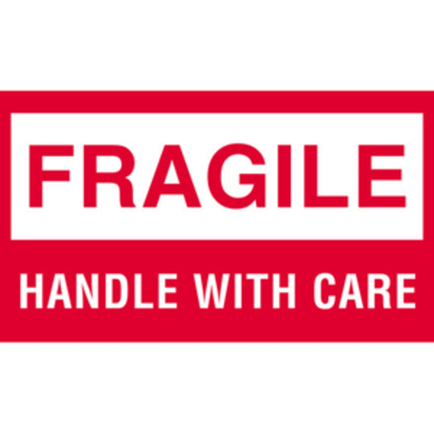 Tape Logic Preprinted Shipping Labels, DL1070, Fragile, "FragileHandle With Care", 3in x 5in, Red/White, Roll Of 500 - Image 6
