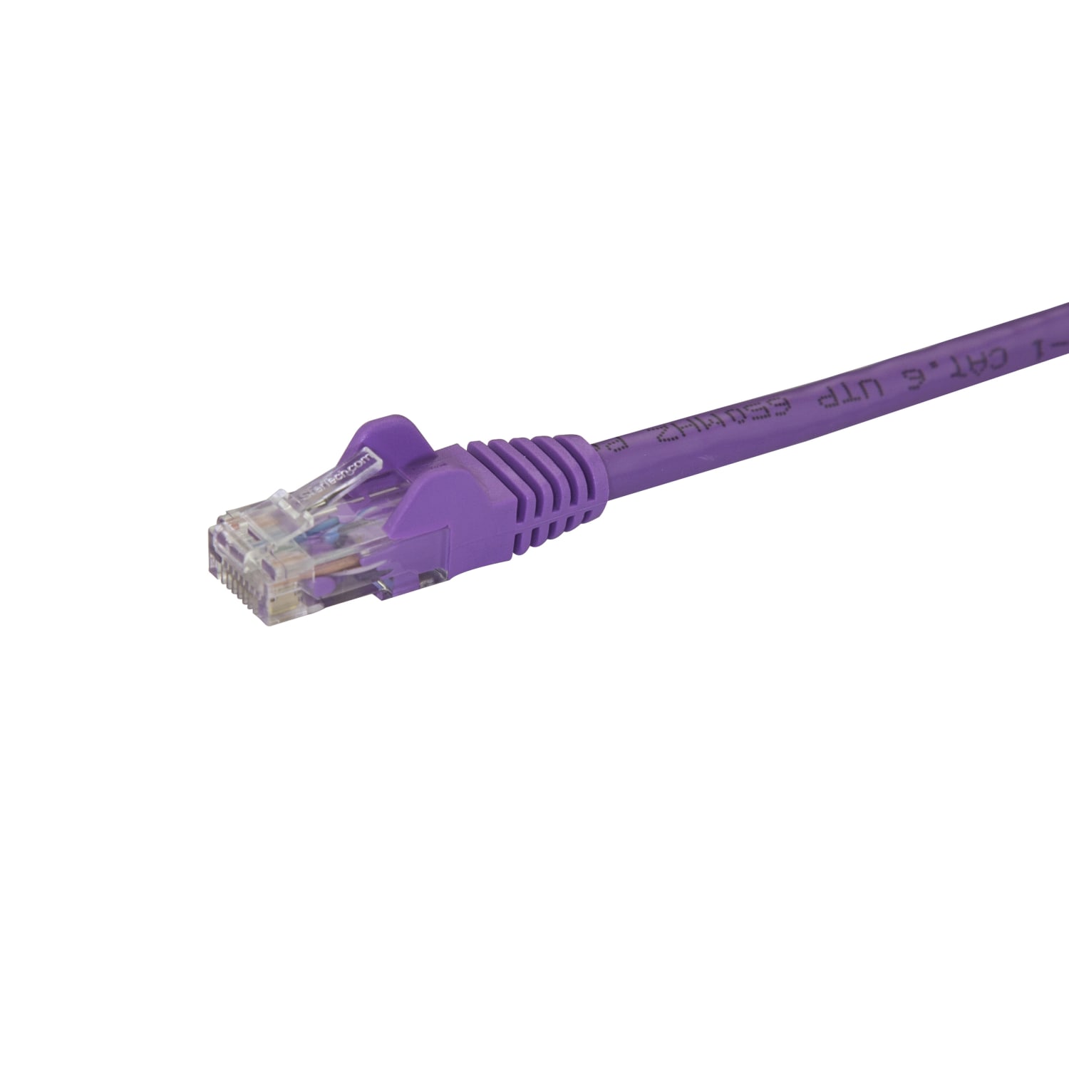 StarTech.com 10ft CAT6 Ethernet Cable - Purple Snagless Gigabit CAT 6 Wire - 10ft Purple CAT6 up to 160ft - 650MHzSnagless UTP RJ45 patch/network cord - Image 3