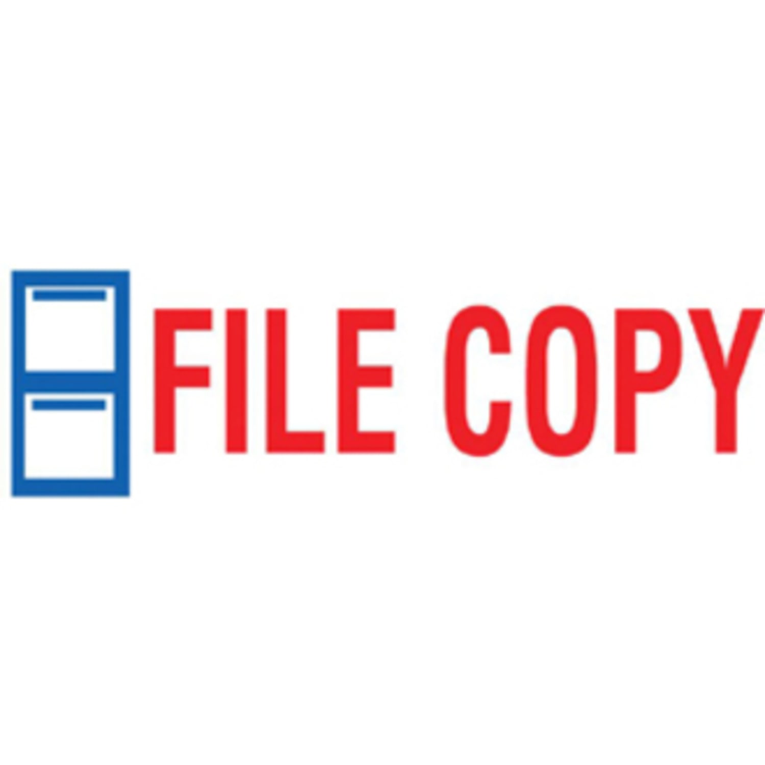 AccuStamp2 File Copy Stamp, Shutter Pre-Inked One-Color FILE COPY Stamp, 1/2in x 1 5/8in Impression, Red Ink - Image 3