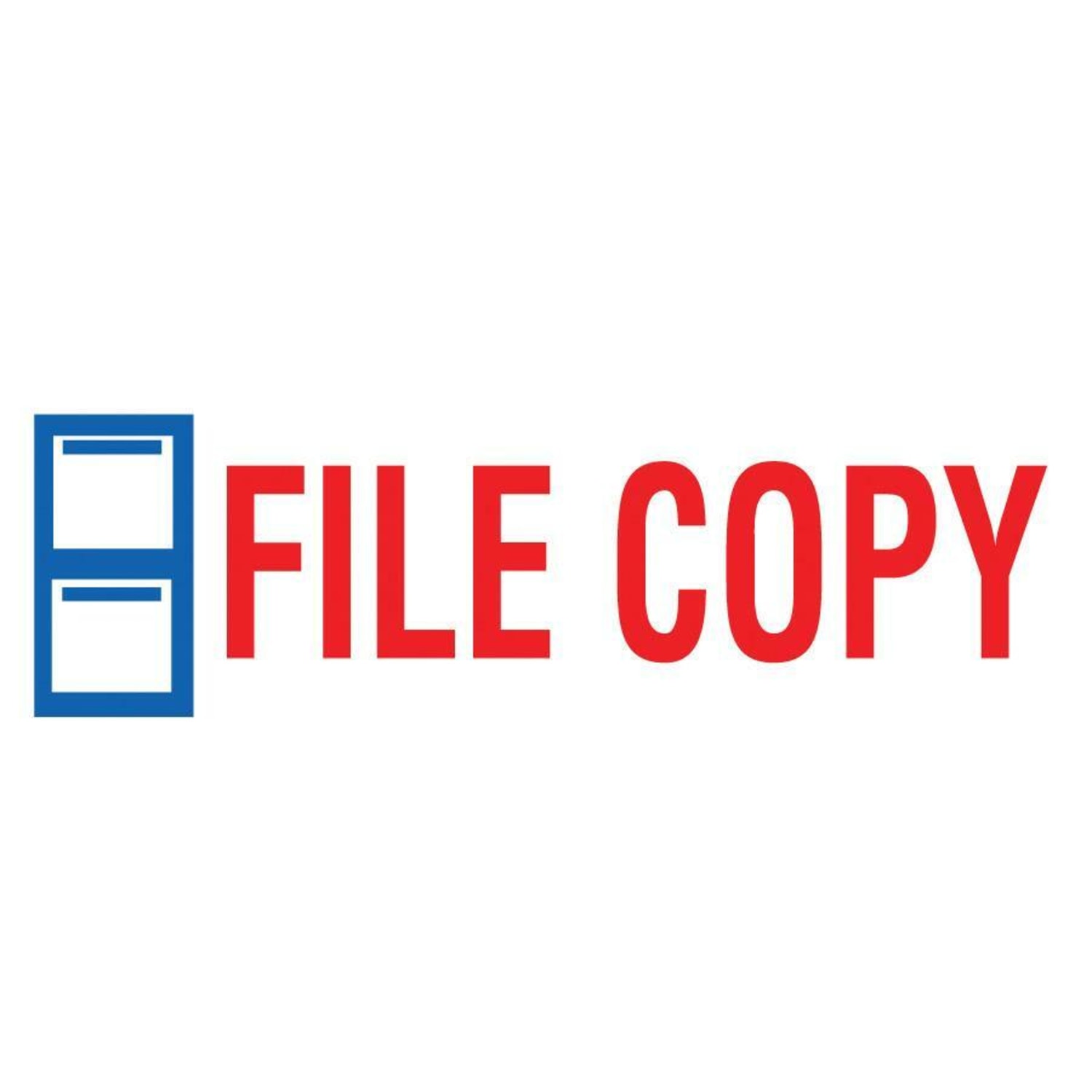 AccuStamp2 File Copy Stamp, Shutter Pre-Inked One-Color FILE COPY Stamp, 1/2in x 1 5/8in Impression, Red Ink - Image 4