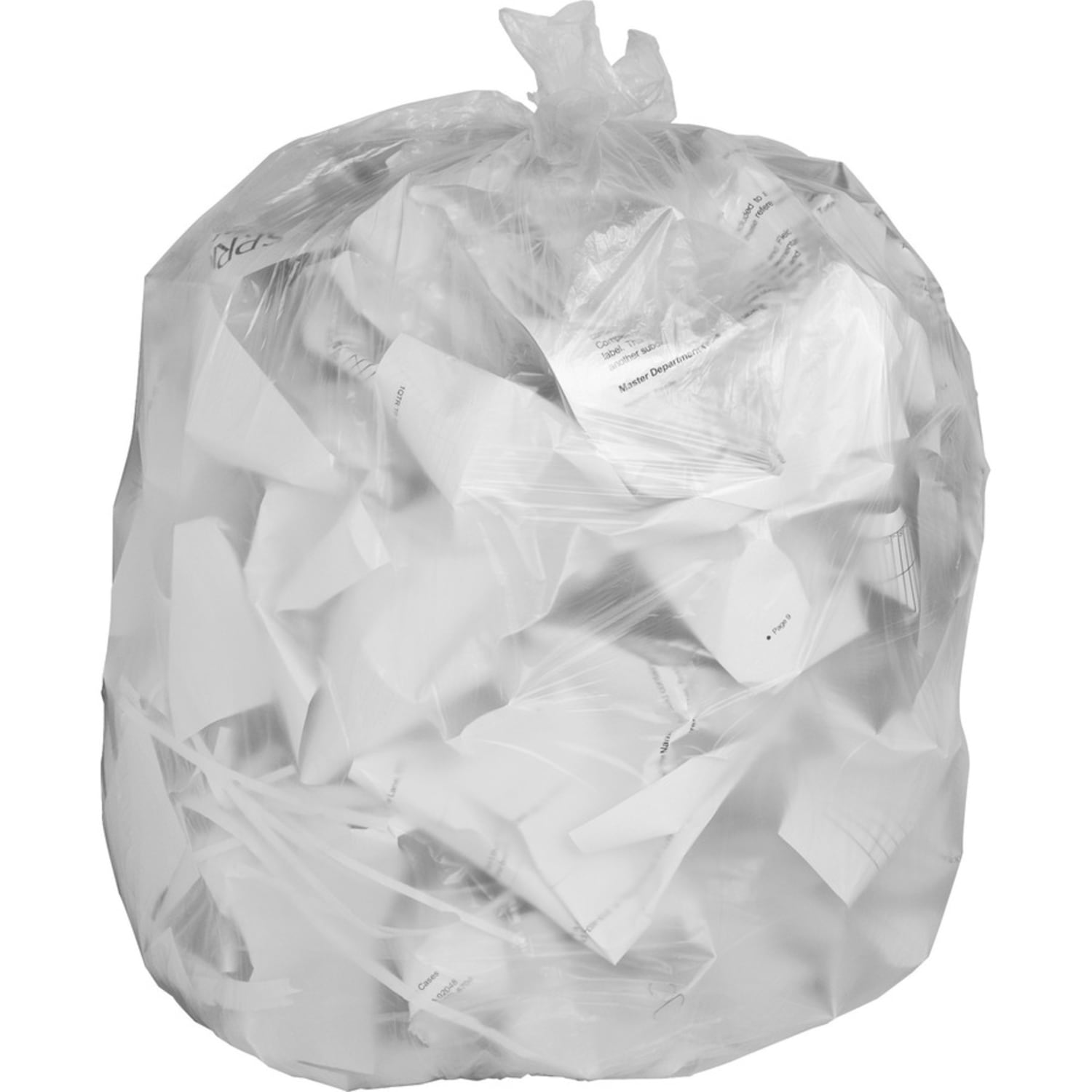 Genuine Joe Super Hexene Clear Trash Can Liners, 30 Gallons, 30in x 36in, Box Of 250 - Image 4