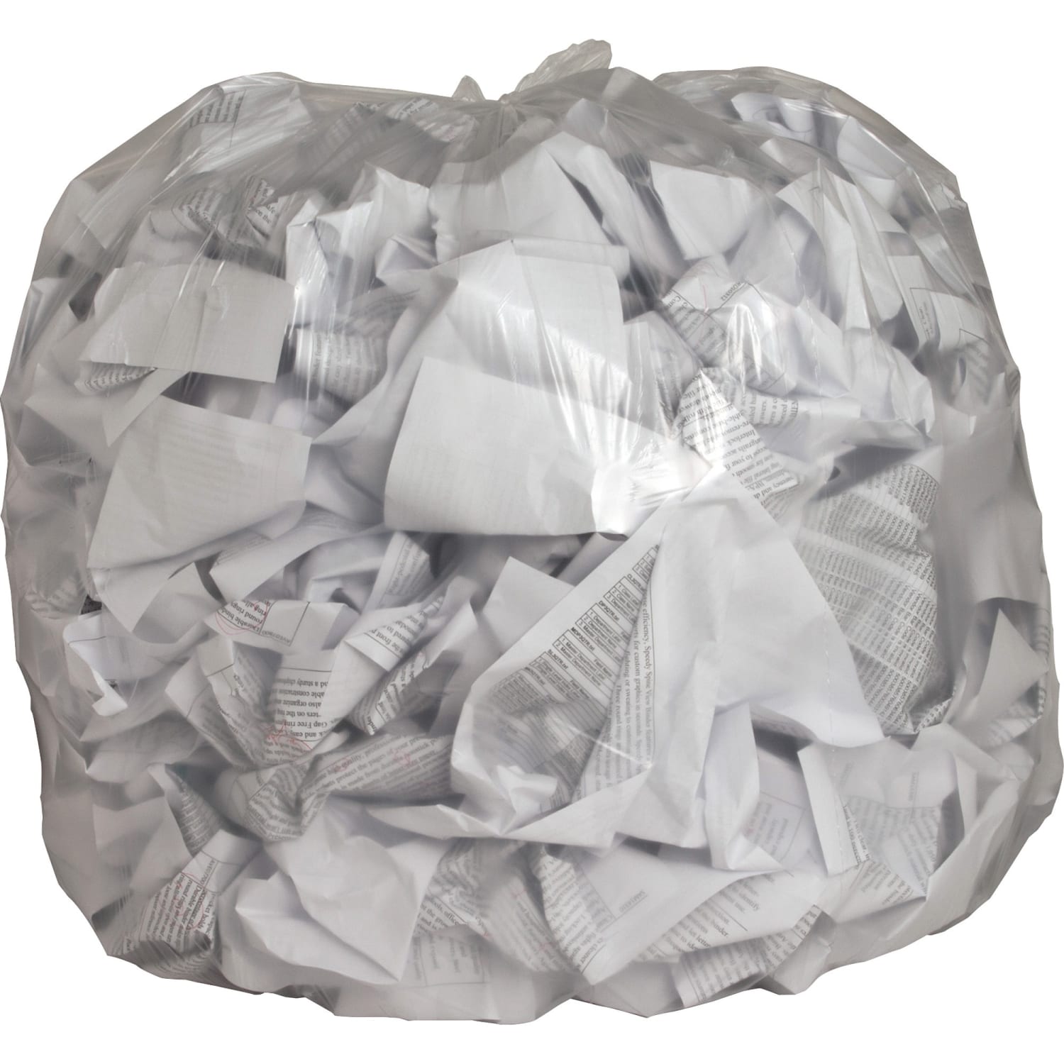 Genuine Joe Super Hexene Trash Can Liner, 40-45 Gallon, Clear, Box Of 250 - Image 3