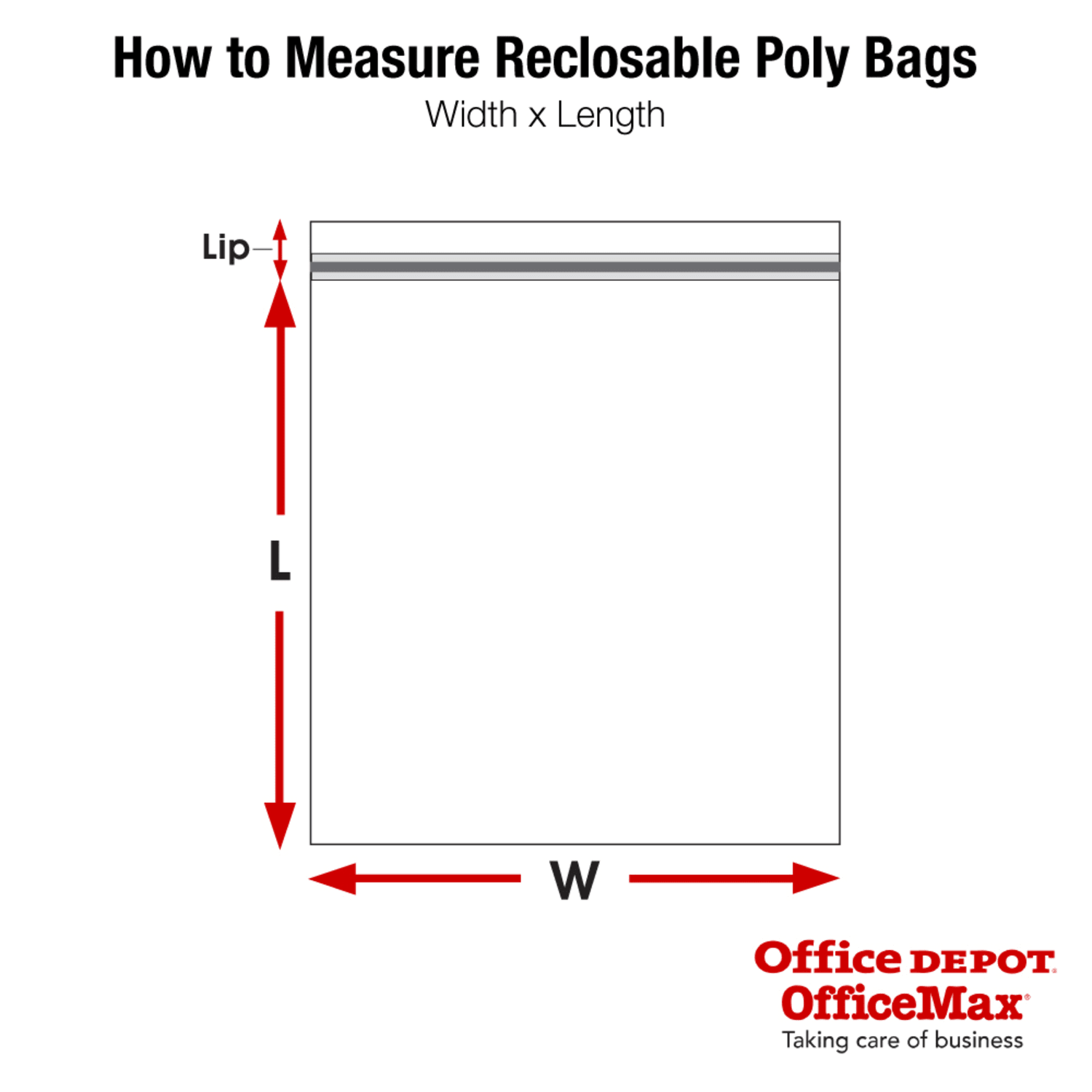 Office Depot Brand Reclosable Poly Bags, 2in x 2in, Clear, Case Of 1,000 - Image 3