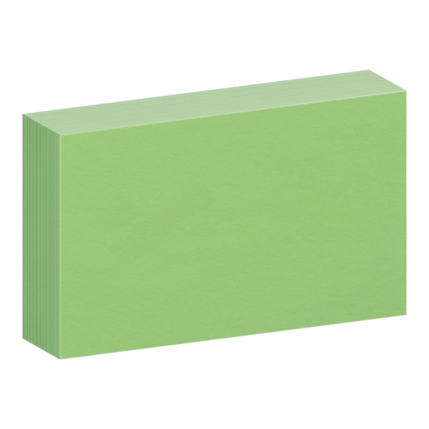 Oxford Color Index Cards, Unruled, 3inx 5in, Green, Pack Of 100 - Image 3