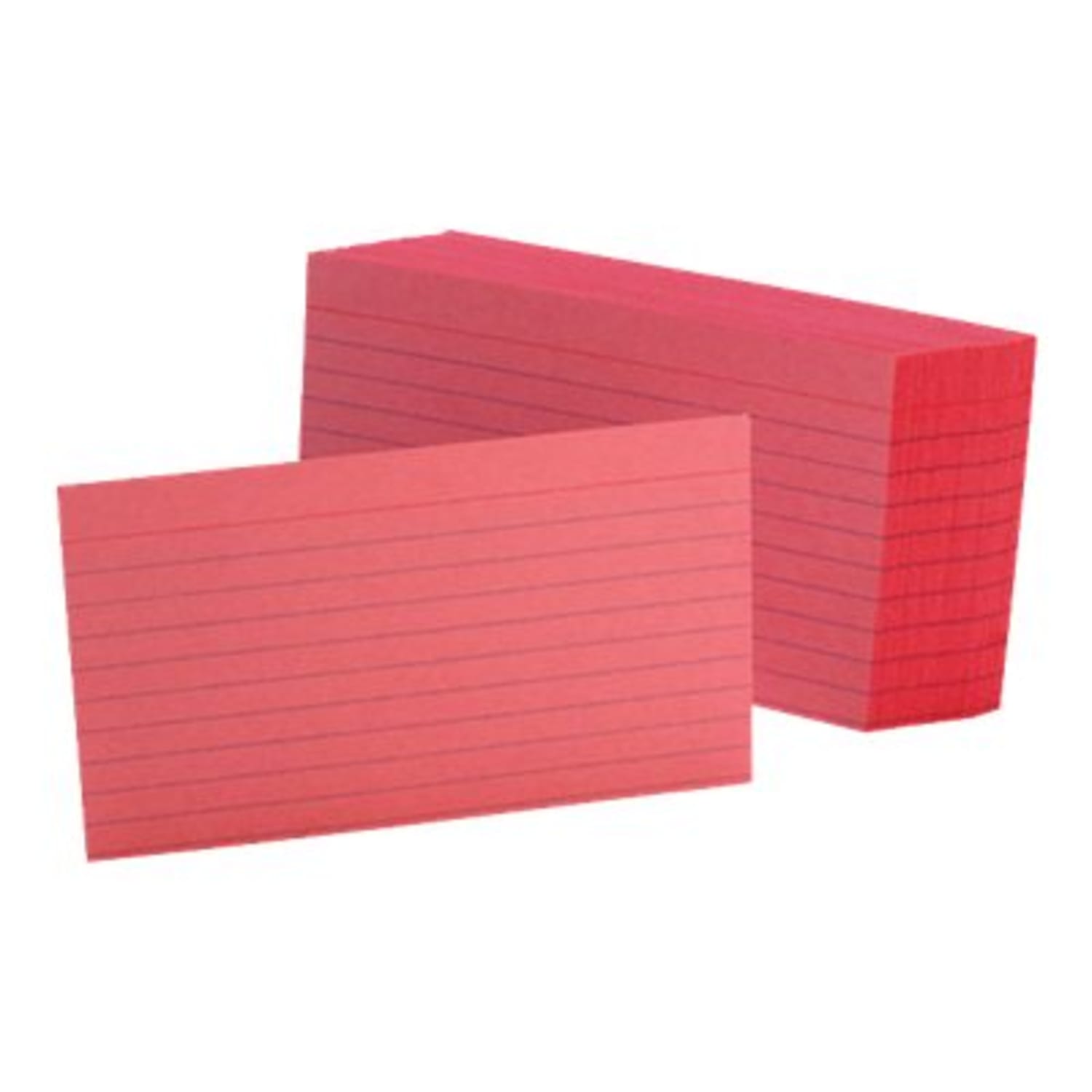 Oxford Color Index Cards, Ruled, 3in x 5in, Cherry, Pack Of 100 - Image 3
