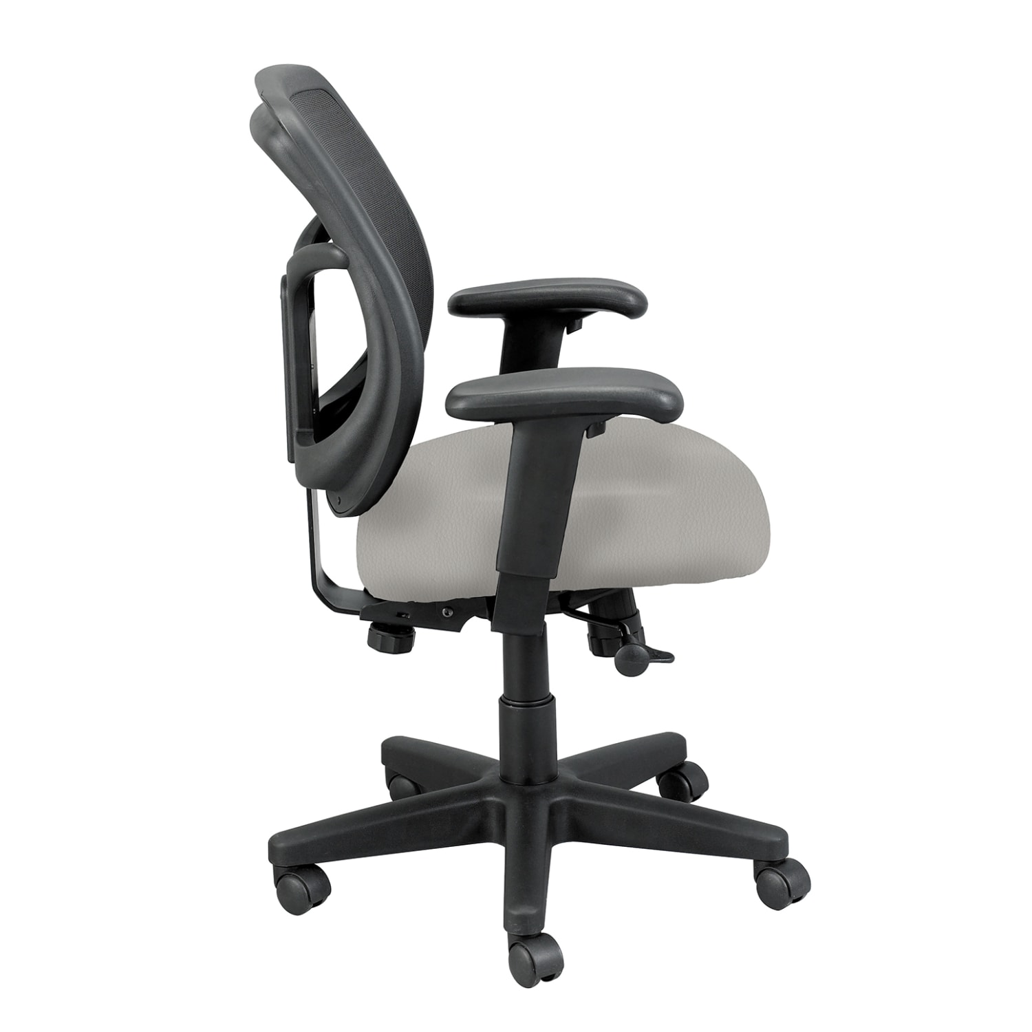 WorkPro Apollo MT9400 Ergonomic Low Back Task Chair With Antimicrobial Vinyl GrayBlack PopularChairscom