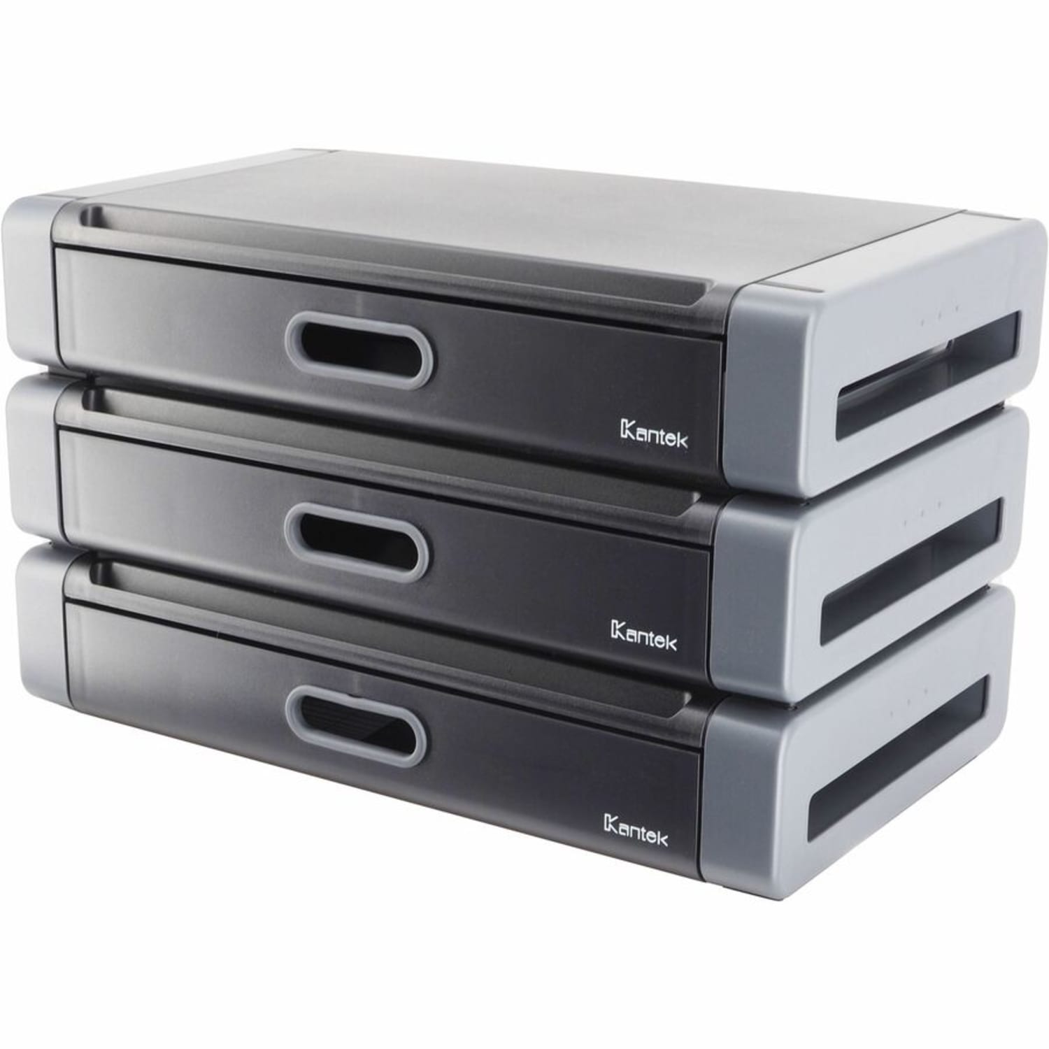 Kantek Monitor Riser - Black, Gray - Image 3