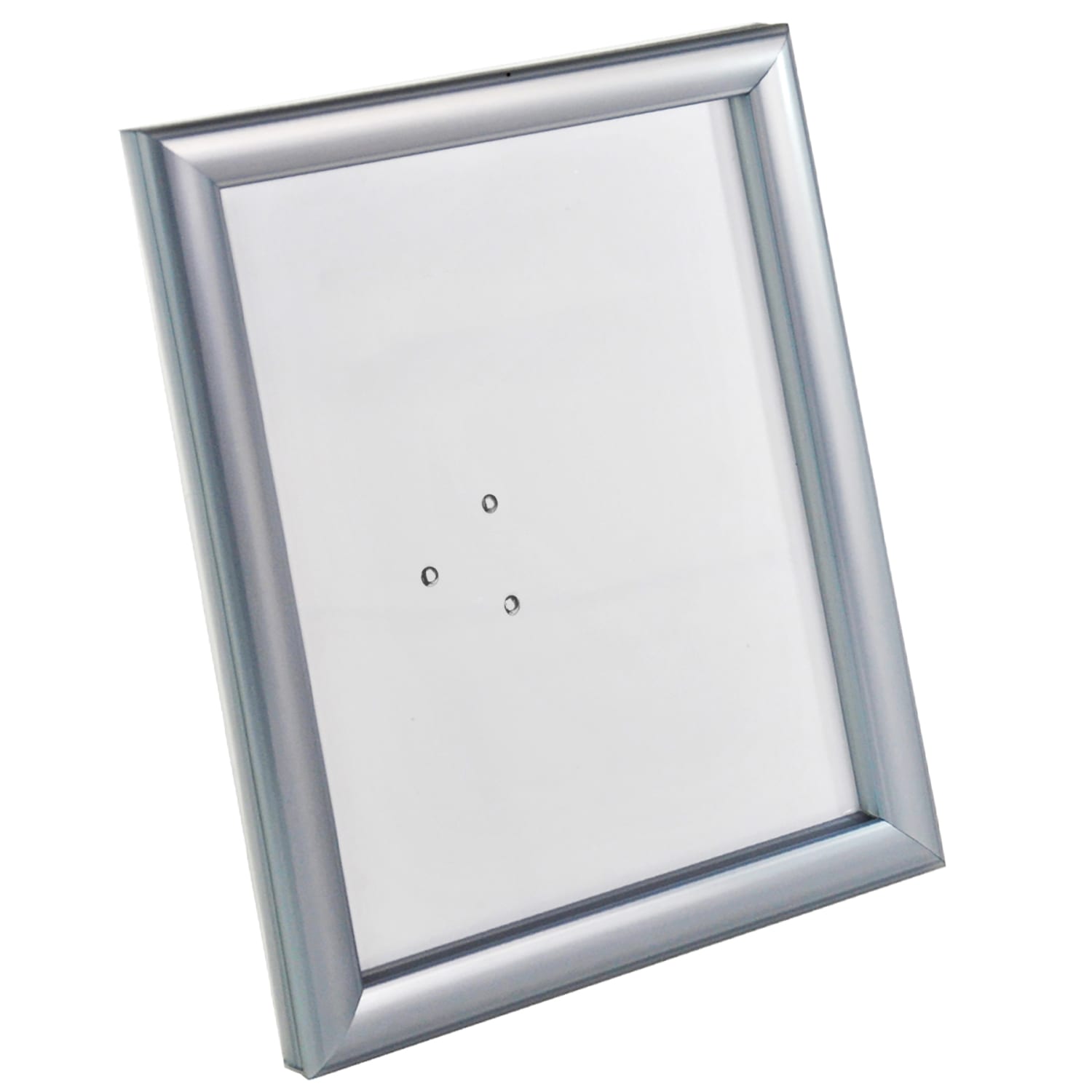 Azar Displays Plastic Counter Snap Vertical/Horizontal Frames, 11inH x 8-1/2inW x 1/4inD, Silver, Pack Of 4 Frames - Image 3