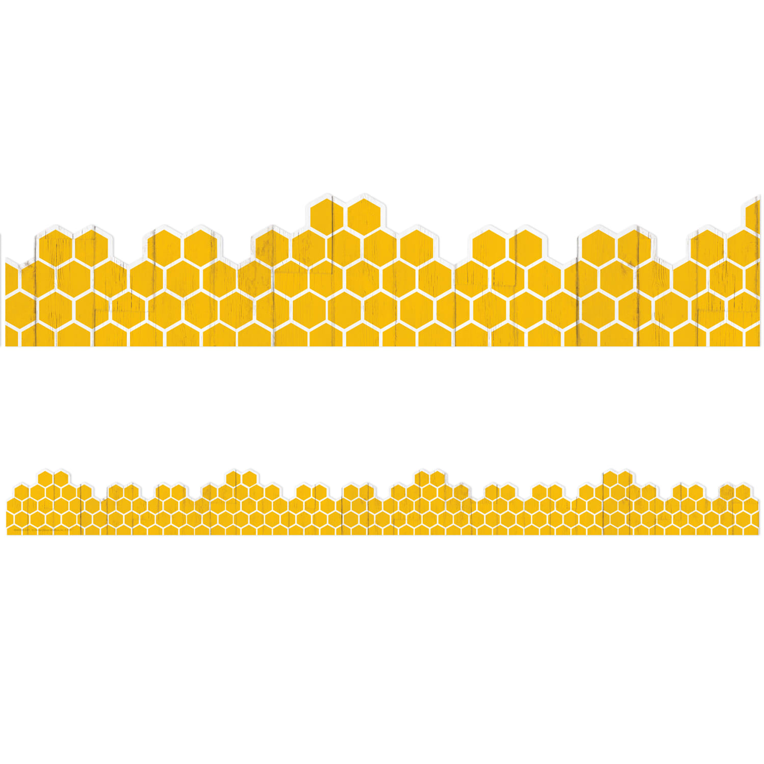 Eureka School Extra-Wide Deco Trim, The Hive Honeycomb, 37' Per Pack, Set Of 6 Packs - Image 3