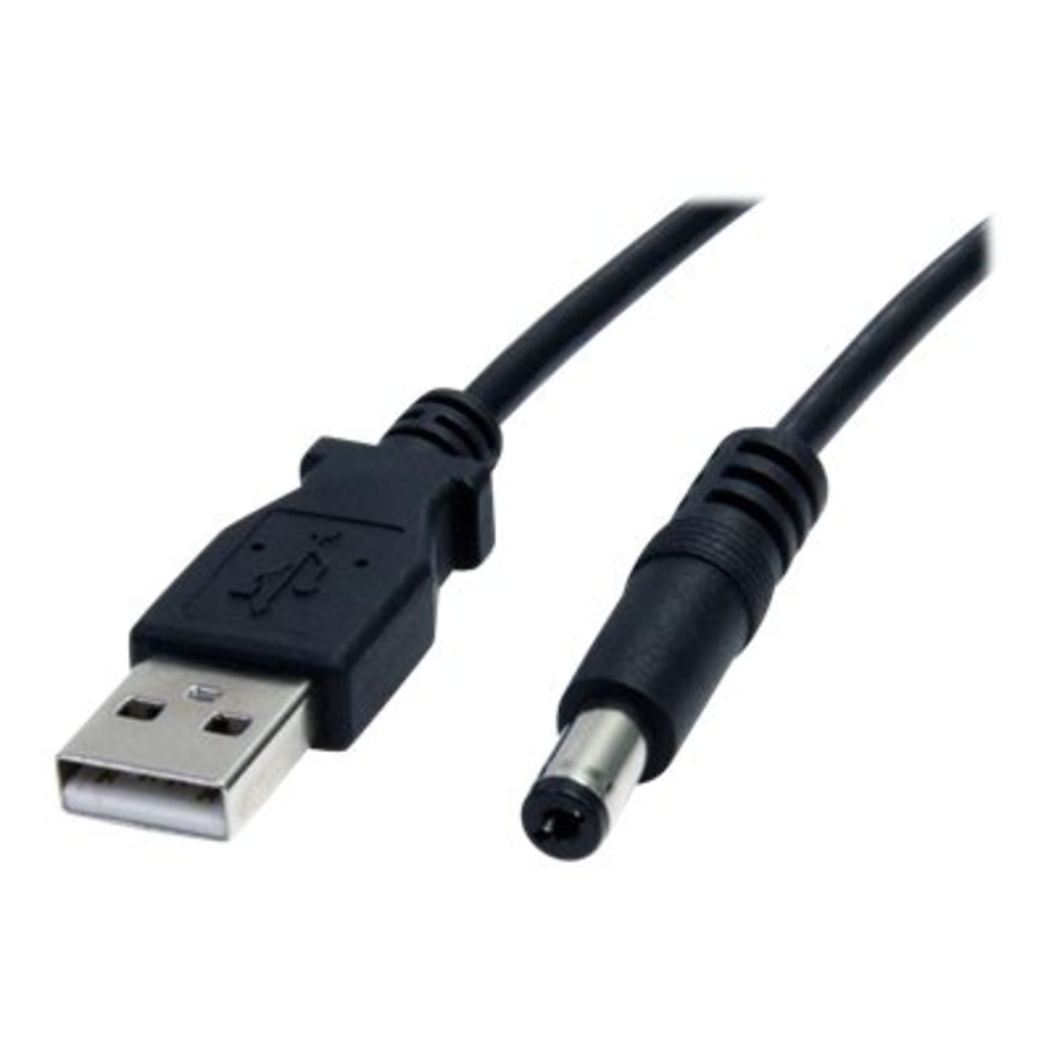 StarTech.com 2m USB to Type M Barrel Cable - USB to 5.5mm 5V DC Cable - USB to Barrel Jack 5V DC Plug (USB2TYPEM2M) - Power cable - USB (power only) (M) to DC jack 5.5 mm (M) - 6.6 ft - molded - black - Image 5