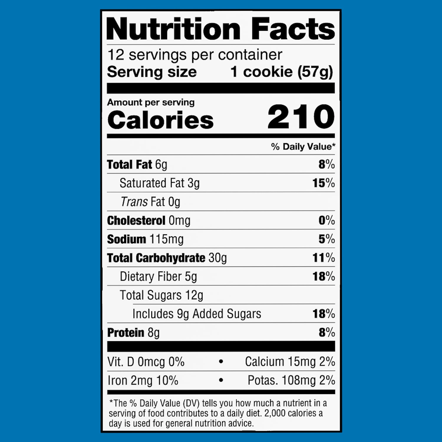Lenny & Larrys Chocolate Chip Cookies, 2 Oz, Box Of 12 Cookies - Image 5