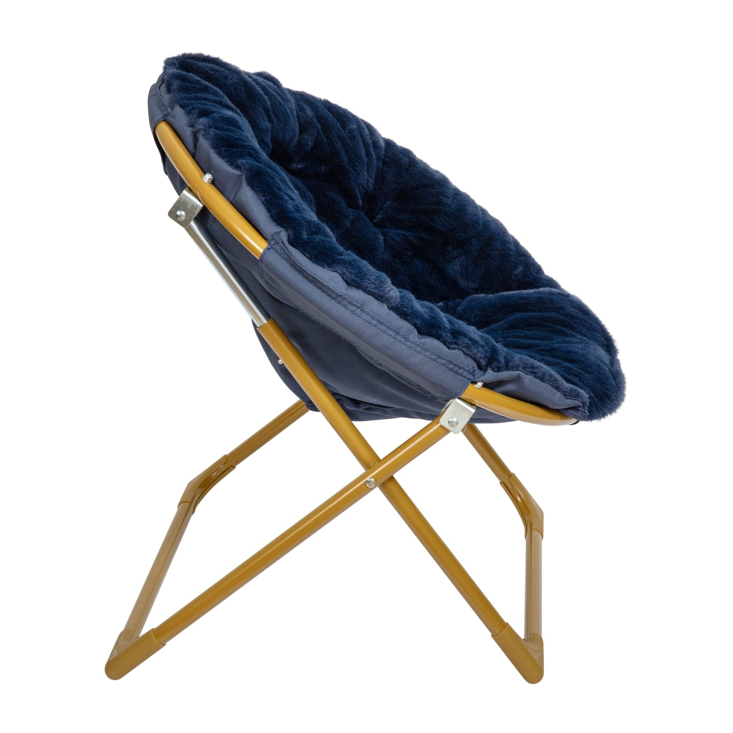 Flash Furniture Gwen 23in Kids Cozy Mini Folding Saucer Chair Faux Fur Moon Chair for Toddlers and Bedroom Navy Faux FurSoft Gold Frame PopularChairscom Flash Furniture Gwen 23in Kids Cozy Mini Folding Saucer Chair Faux Fur Moon Chair for Toddlers and Bedroom Navy Faux FurSoft Gold Frame PopularChairscom