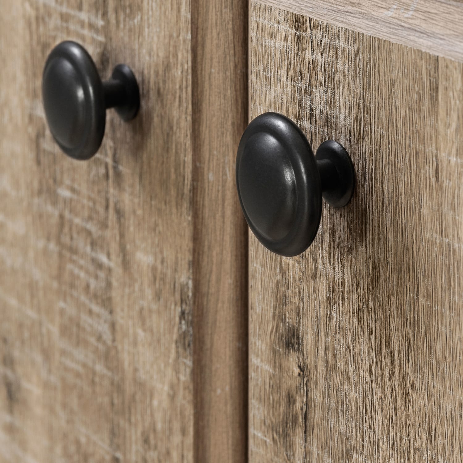 South Shore Morgan 2-Door Storage Cabinet, Weathered Oak - Image 5