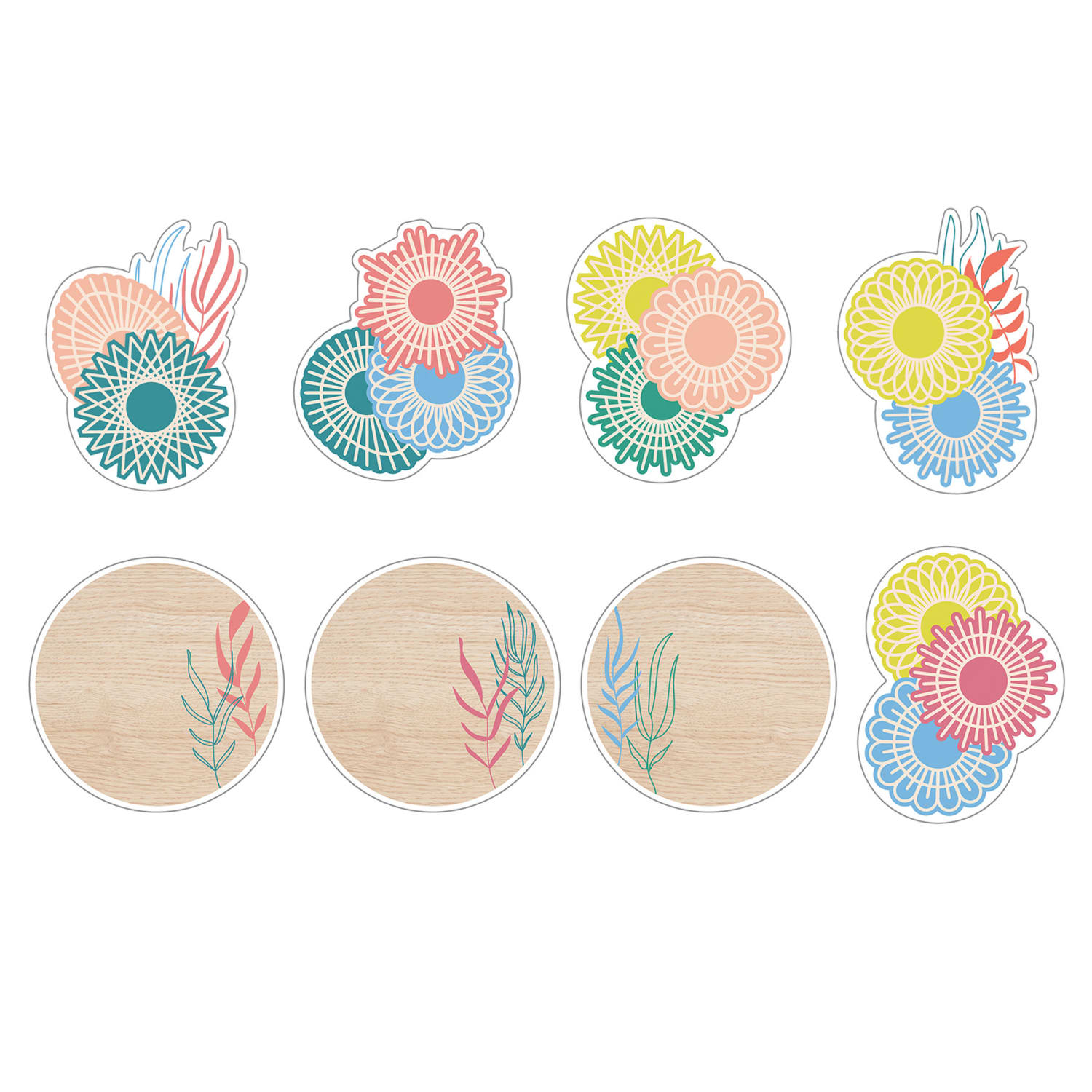 Carson Dellosa Education Cut-Outs, True To You Boho Accents, 36 Cut-Outs Per Pack, Bundle Of 3 Packs - Image 4