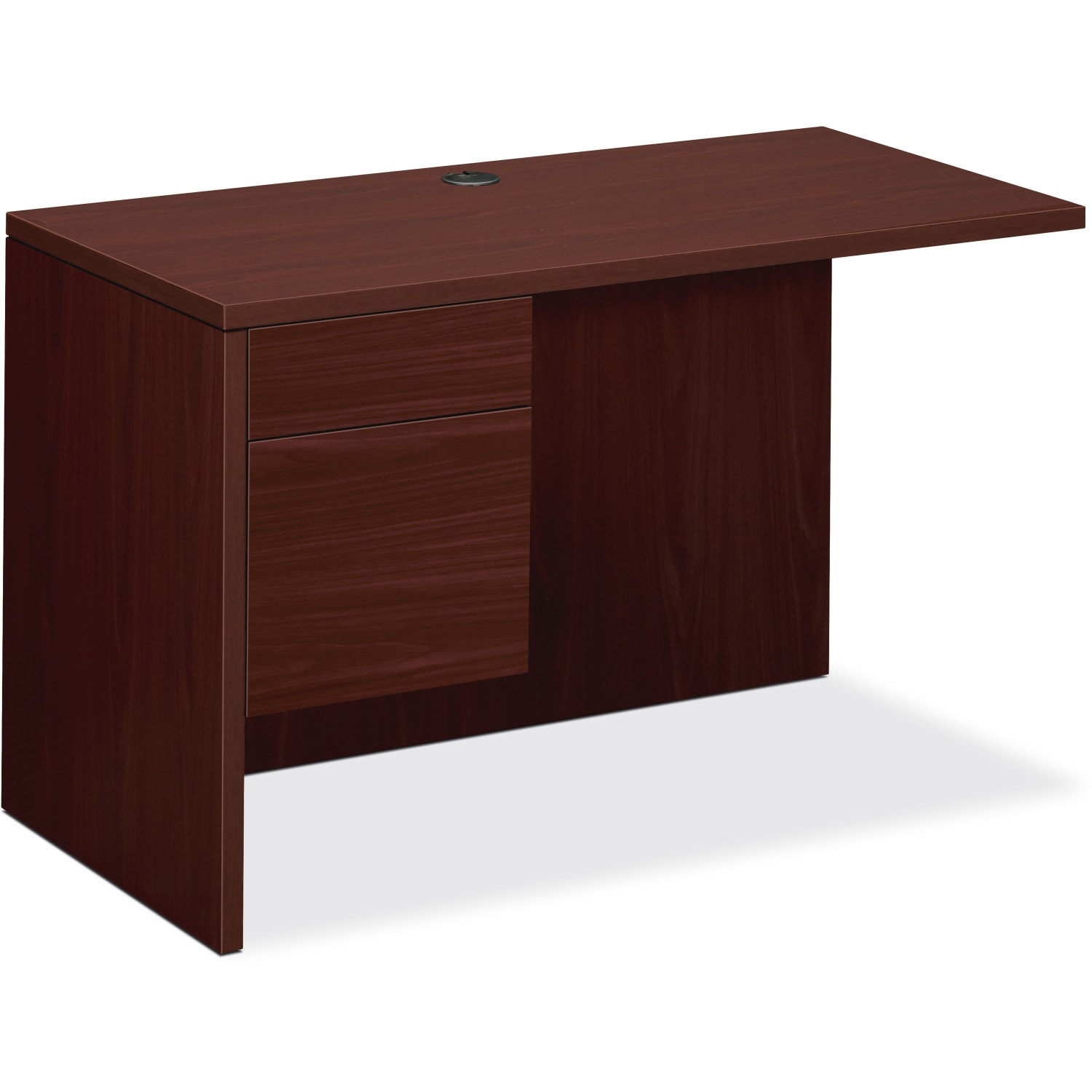 HON 10500 48inW Left Desk Return, Mahogany - Image 4