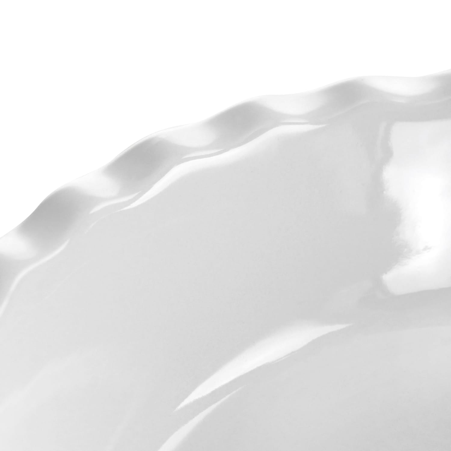 Martha Stewart Stoneware Pie Pan, 9in, White - Image 3