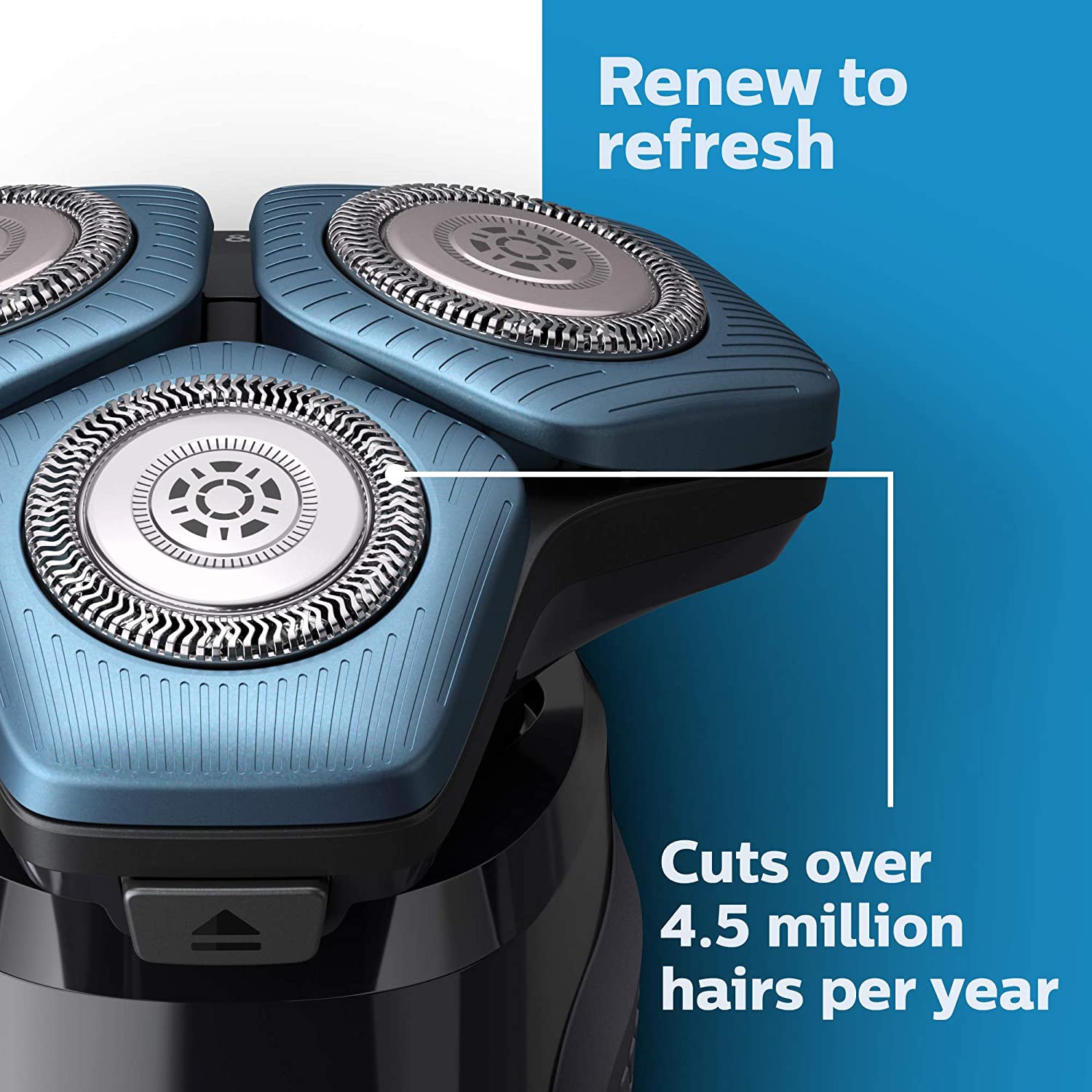 Philips Norelco Shaving Head For Shaver Series 7000 & Angular-Shaped Series 5000, Silver - Image 5