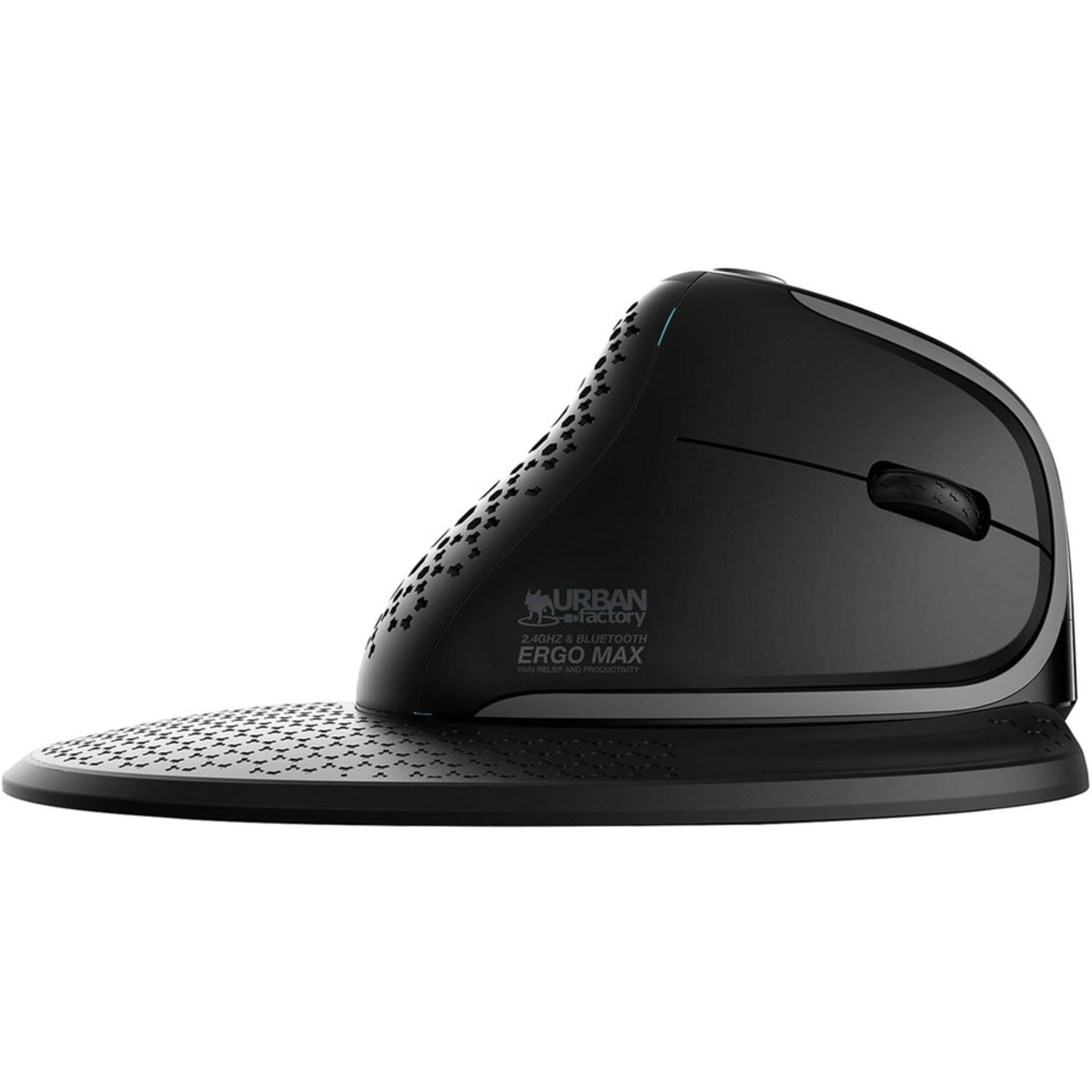 Urban Factory ERGO MAX EPM50UF Mouse - Optical - Cable/Wireless - Bluetooth/Radio Frequency - 2.40 GHz - EPM50UF - Image 3