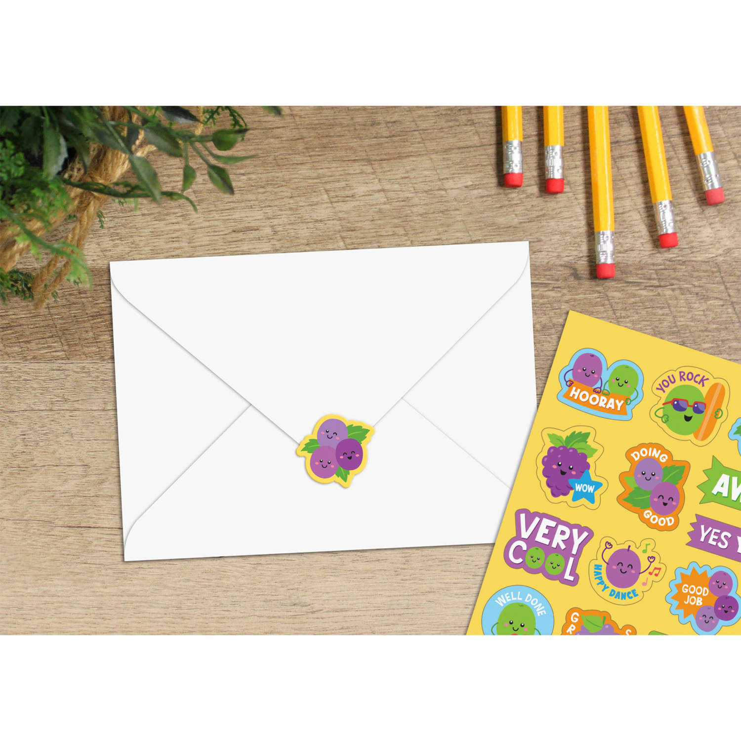 Teacher Created Resources Smelly Stickers, Grape, 120 Per Pack, Set Of 6 Packs - Image 5