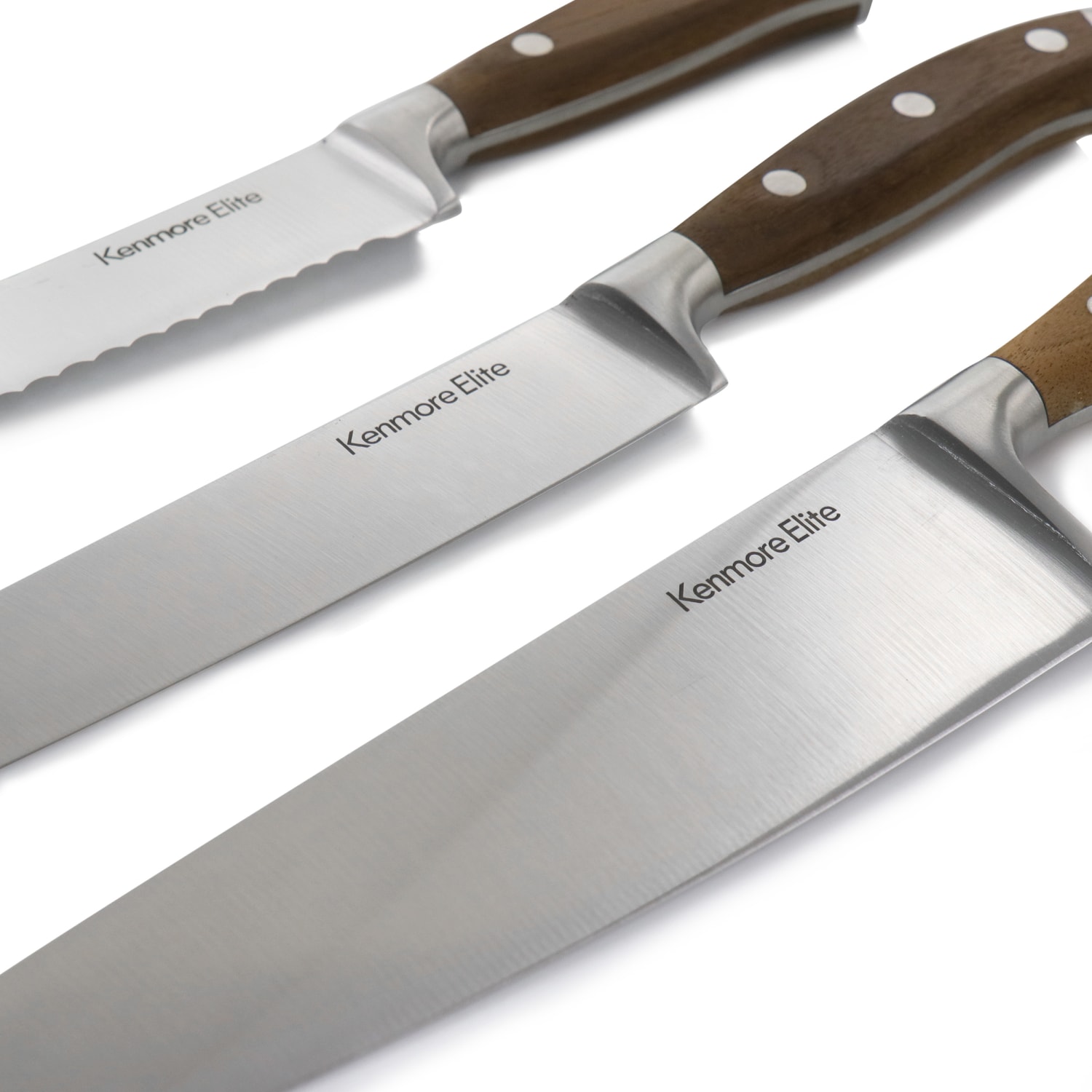 Kenmore Elite Cooke 14-Piece Cutlery Set, Dark Brown - Image 4