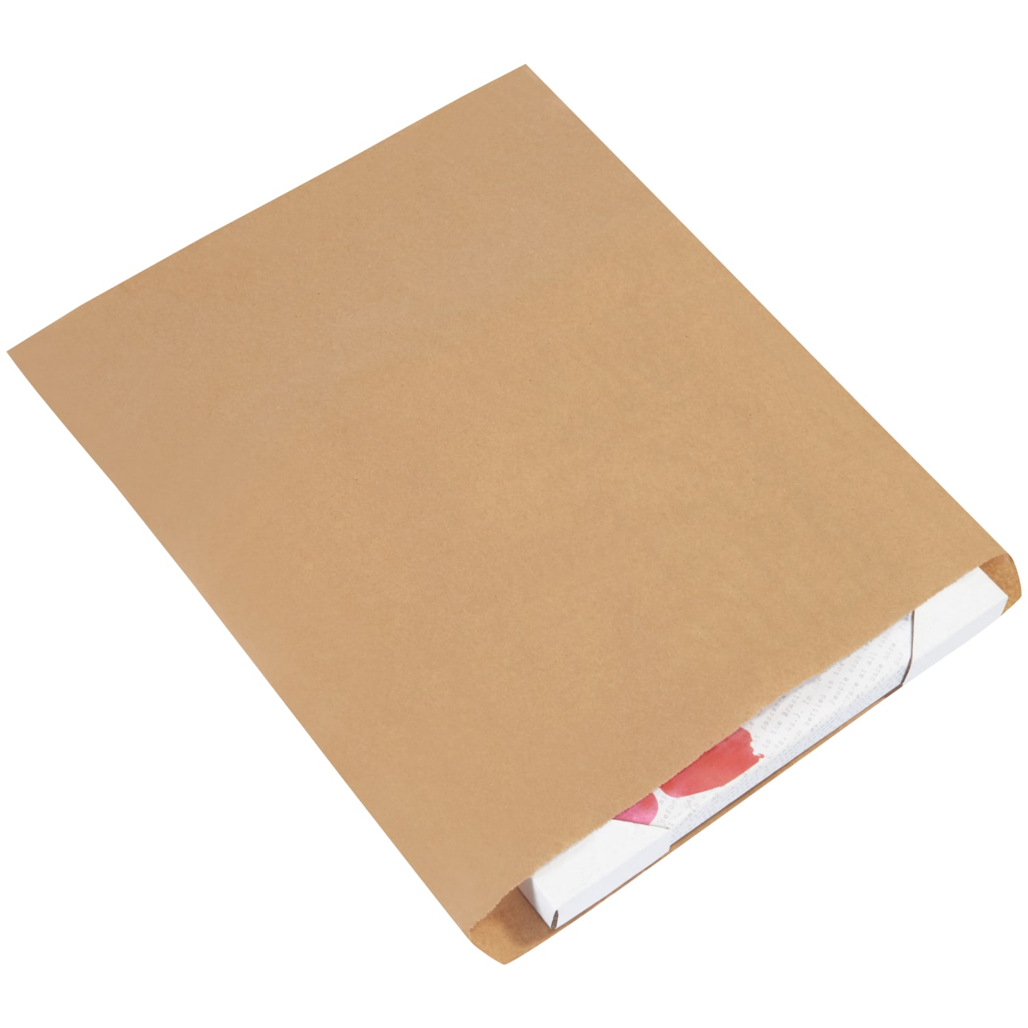 Partners Brand Flat Merchandise Bags, 15inW x 18inD, Kraft, Case Of 500 - Image 3