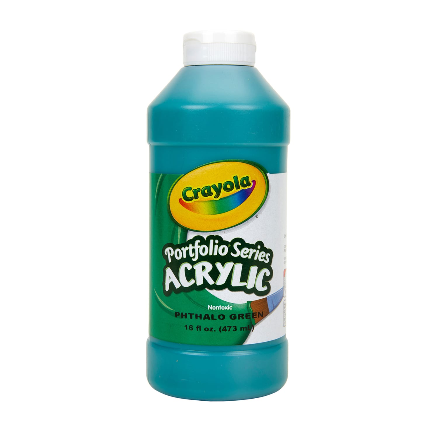 Crayola Portfolio Series Acrylic Paint, 16 oz., Phthalo Green, Pack Of 2 - Image 3
