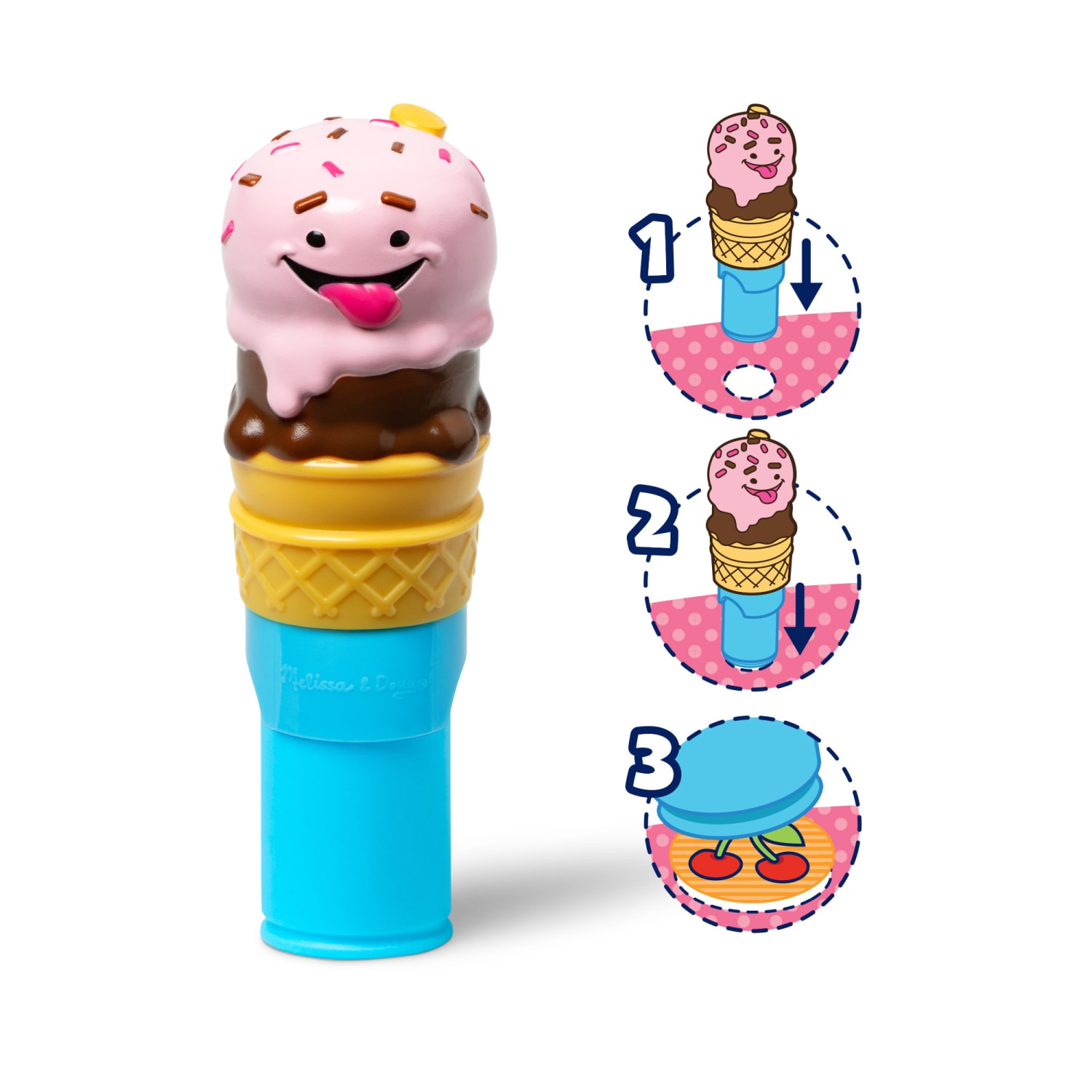 Melissa & Doug Sticker WOW! Activity Pad Set, Ice Cream, 300 Stickers Per Set, 2 Sets - Image 4